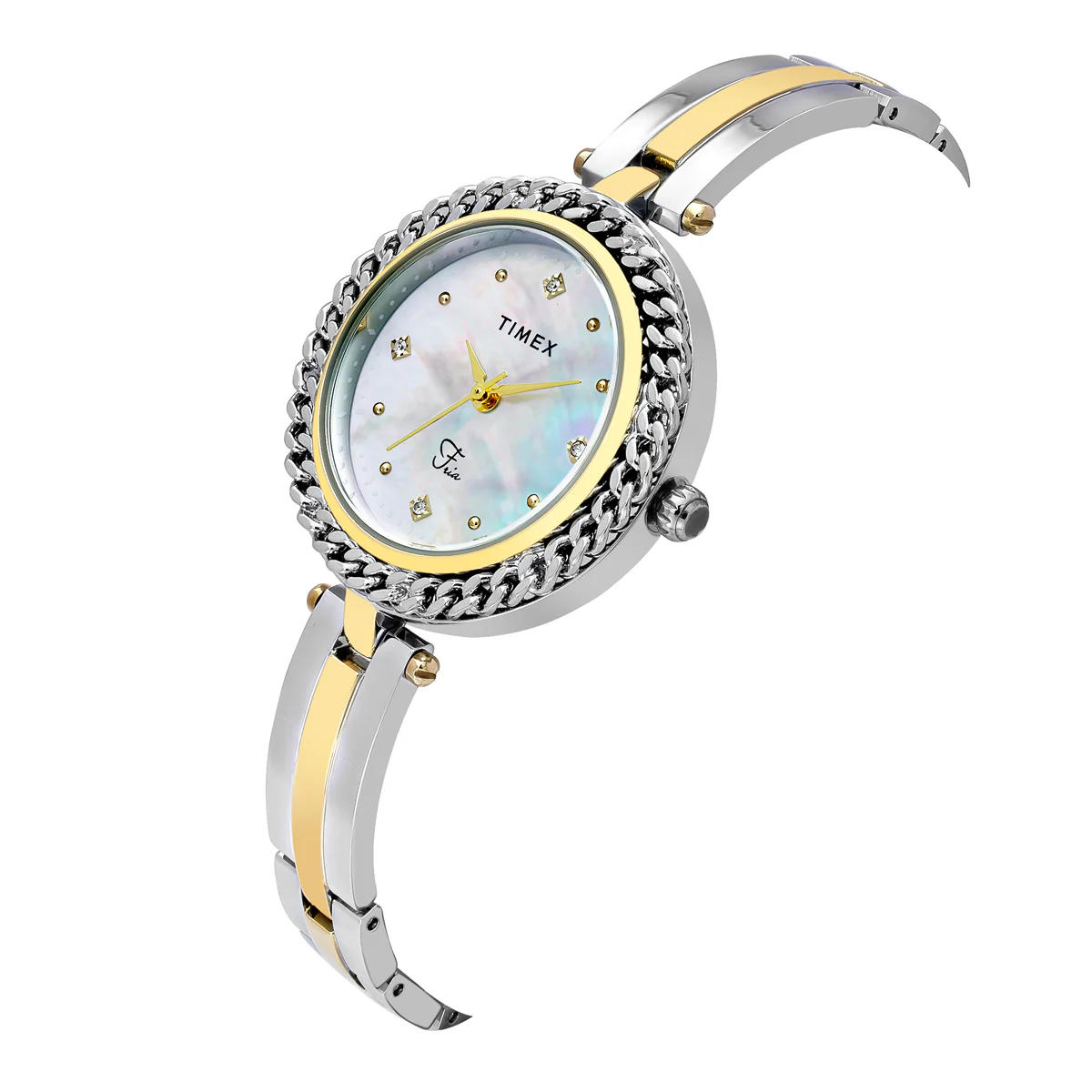 TIMEX Fria White Round Dial Analog Women's Watch - TWEL24101 - Image 2