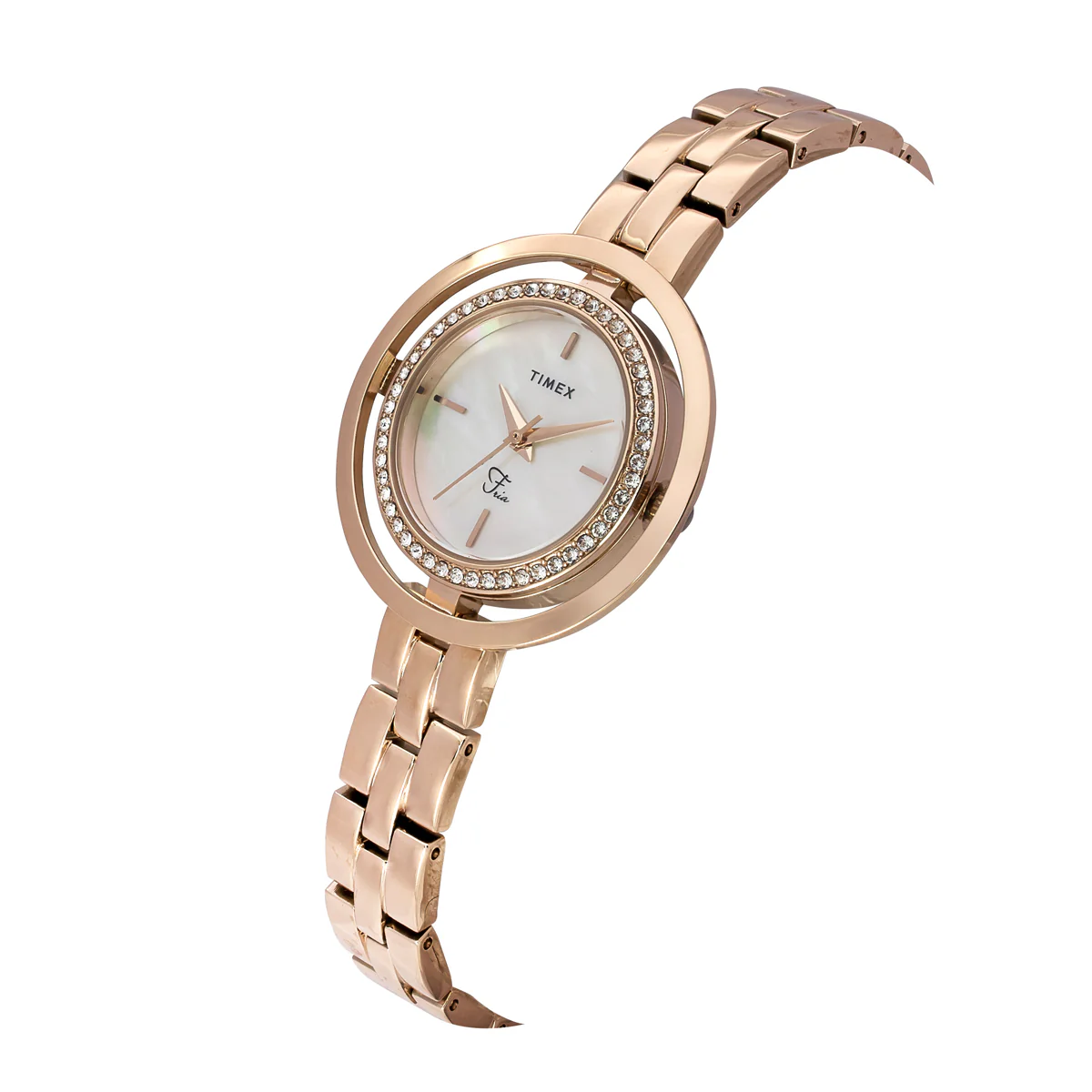 TIMEX Fria White Round Dial Analog Women's Watch - TWEL24300 - Image 2