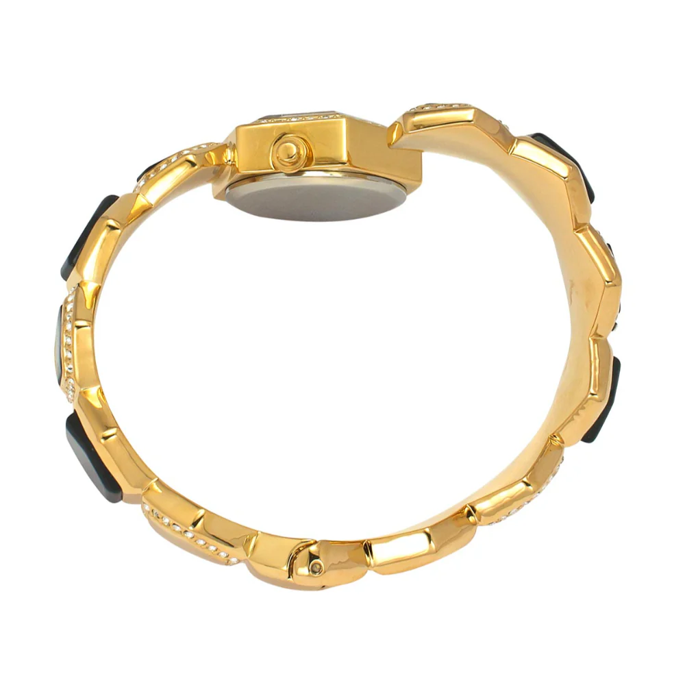 TIMEX Fria Women Black  Hexagon Dial Analog Watch - TWEL17900 - Image 4