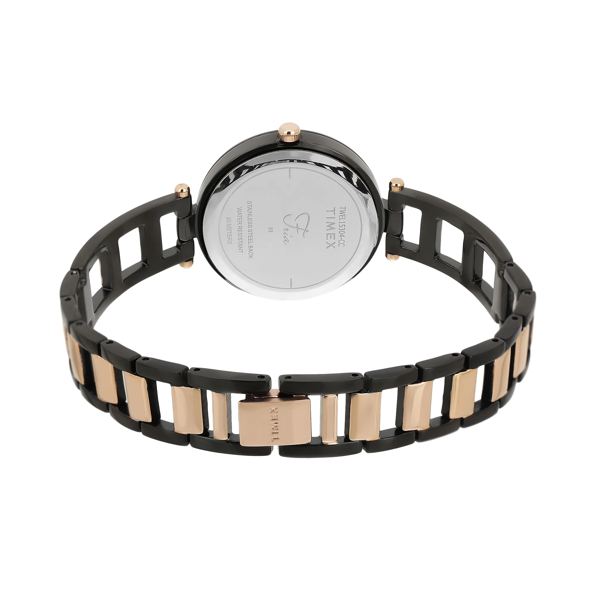 TIMEX Fria Women Black Round Dial Analog Watch - TWEL15304 - Image 3