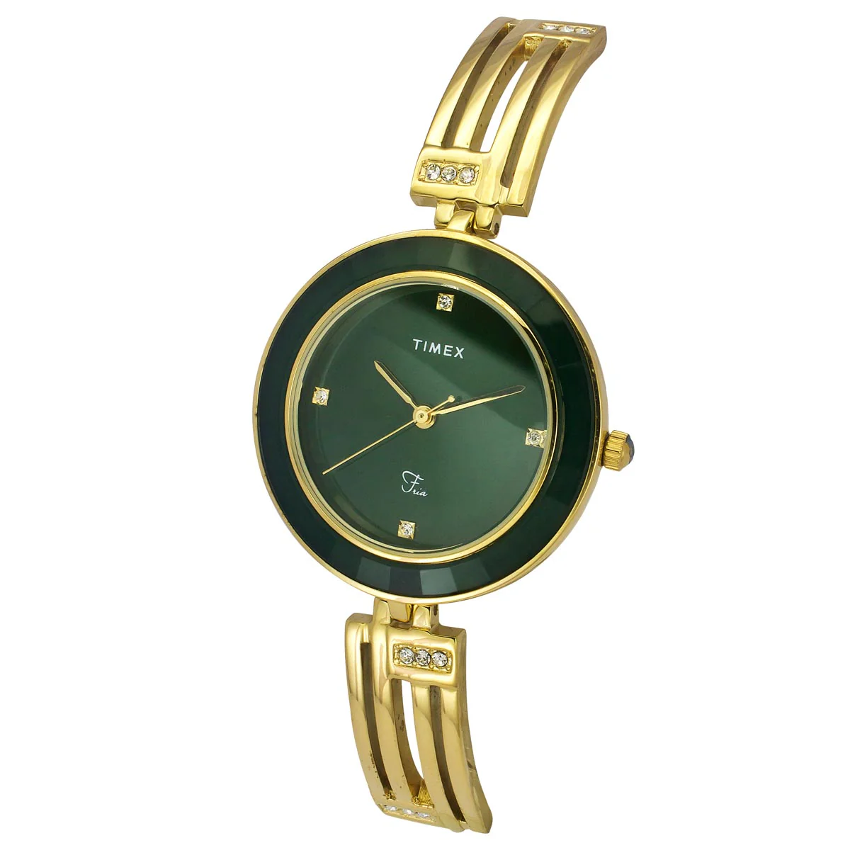 TIMEX Fria Women Green Round Dial Analog Watch - TWEL16205 - Image 2