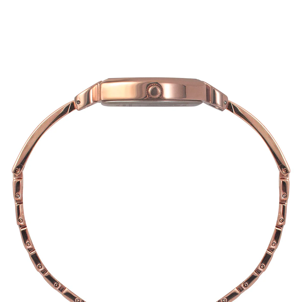 TIMEX Fria Women Mother of Pearl Pink Tonneau Dial Analog Watch - TWEL19702 - Image 3