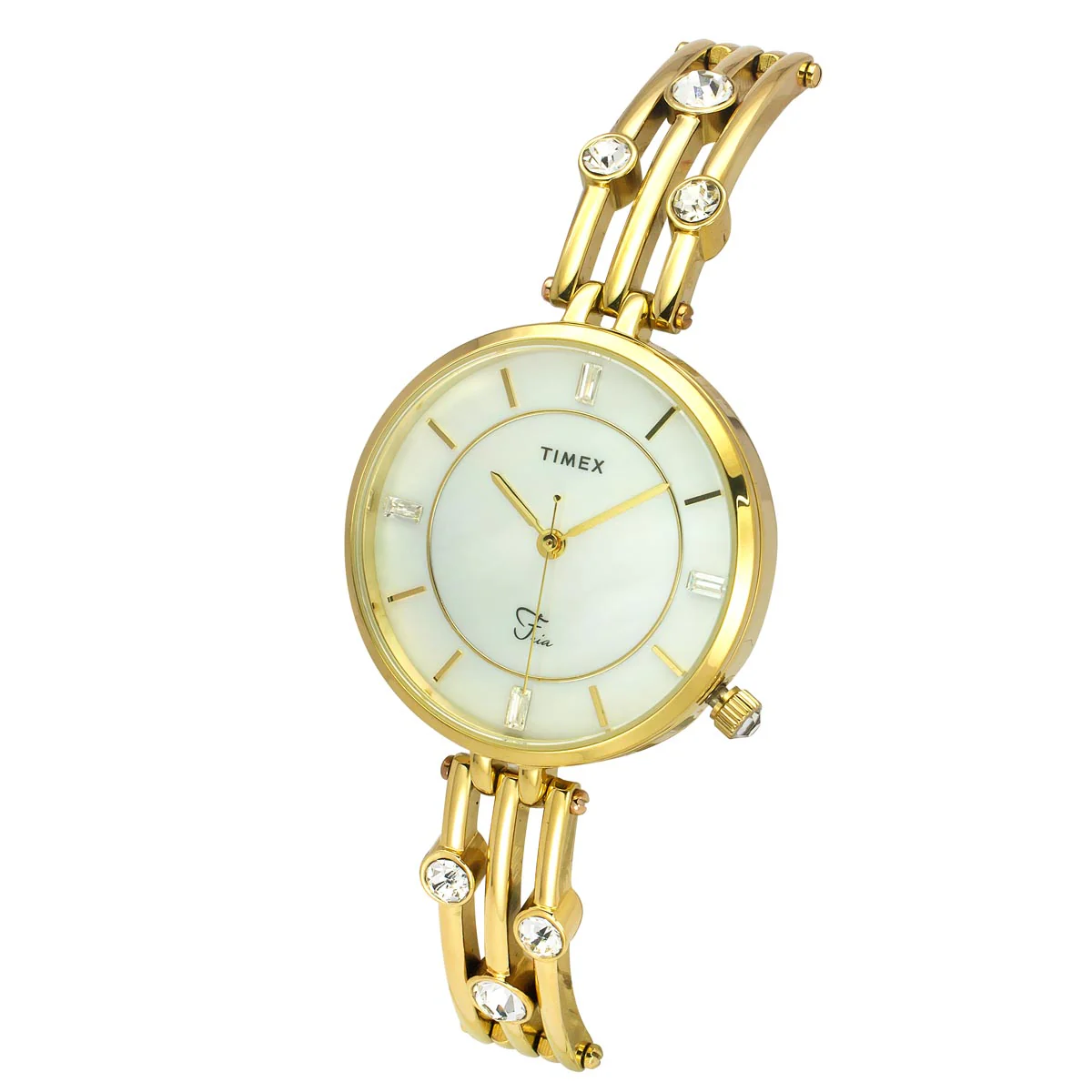 Timex Fria Women Mother of Pearl Round Dial Analog Watch - TWEL16004 - Image 2