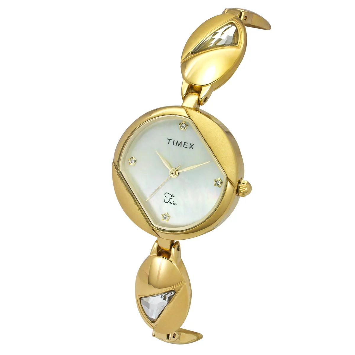 Timex Fria Women Mother of Pearl Round Dial Analog Watch - TWEL16305 - Image 2