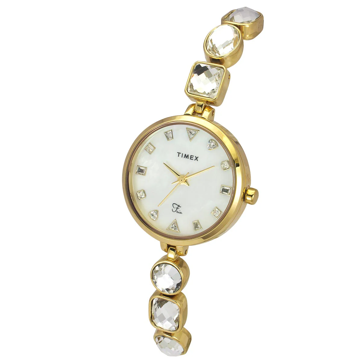 Timex Fria Women Mother of Pearl Round Dial Analog Watch - TWEL17304 - Image 2