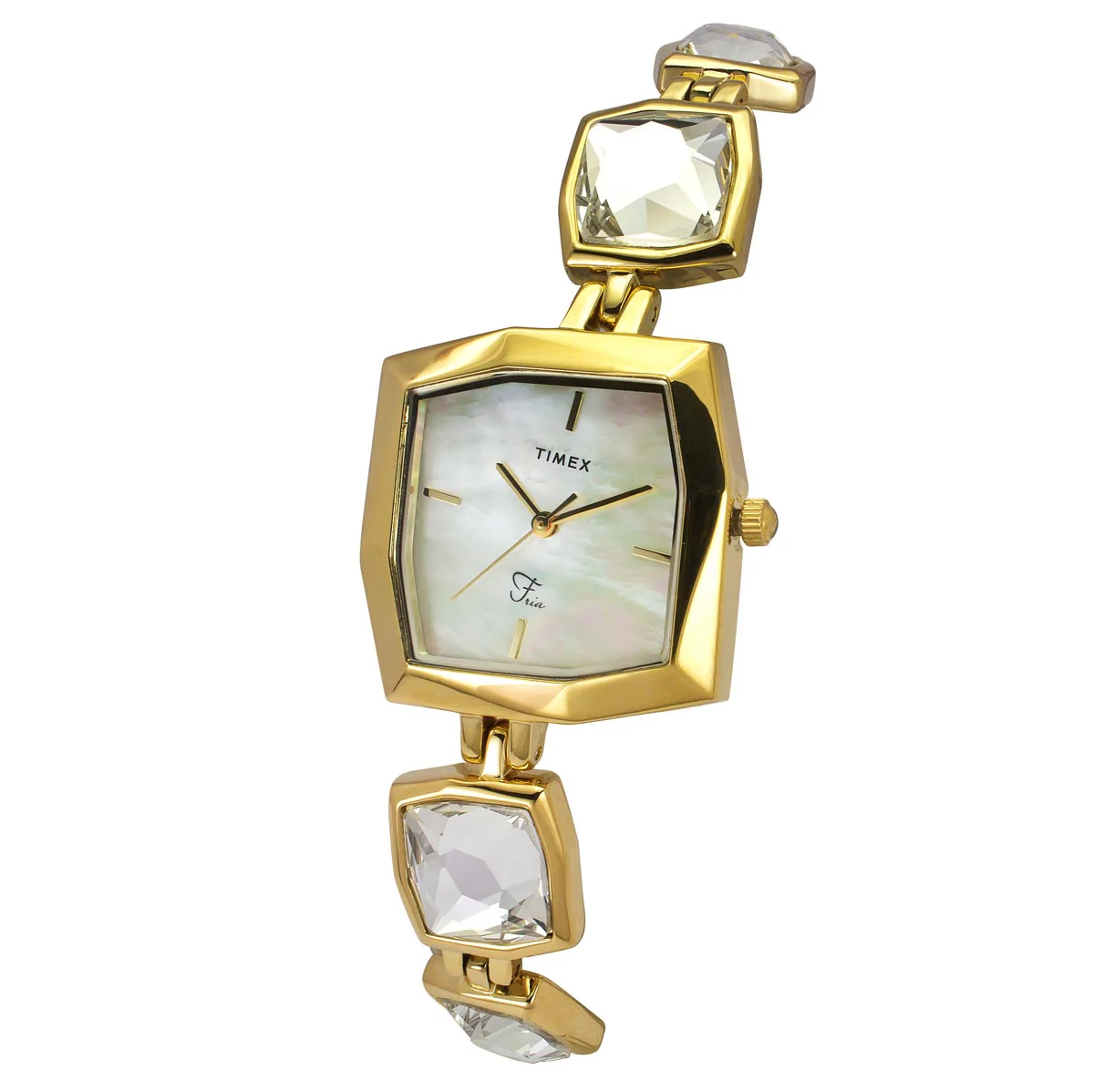 Timex Fria Women Mother of Pearl Square Dial Analog Watch - TWEL16104 - Image 2