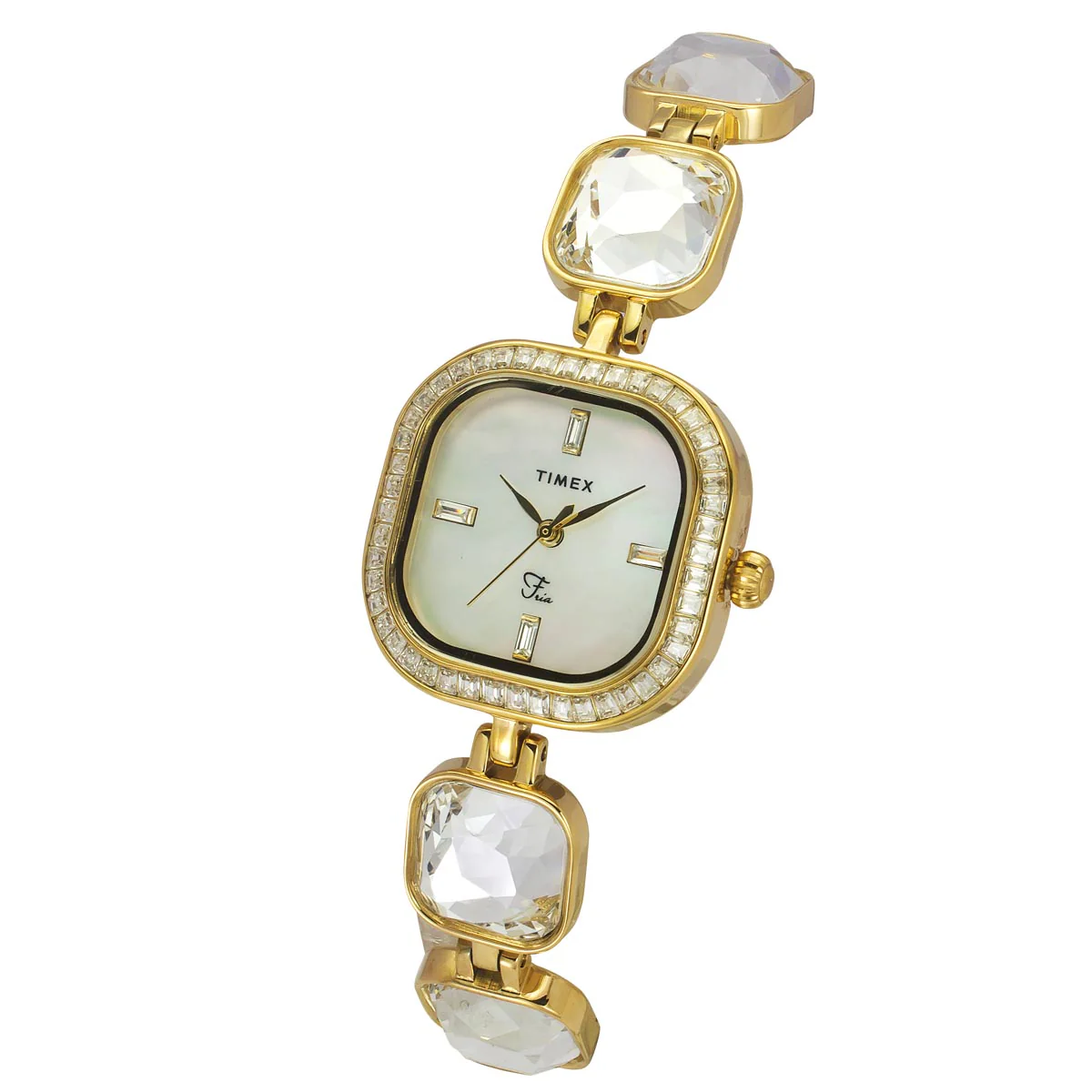 Timex Fria Women Mother of Pearl Square Dial Analog Watch - TWEL17106 - Image 2