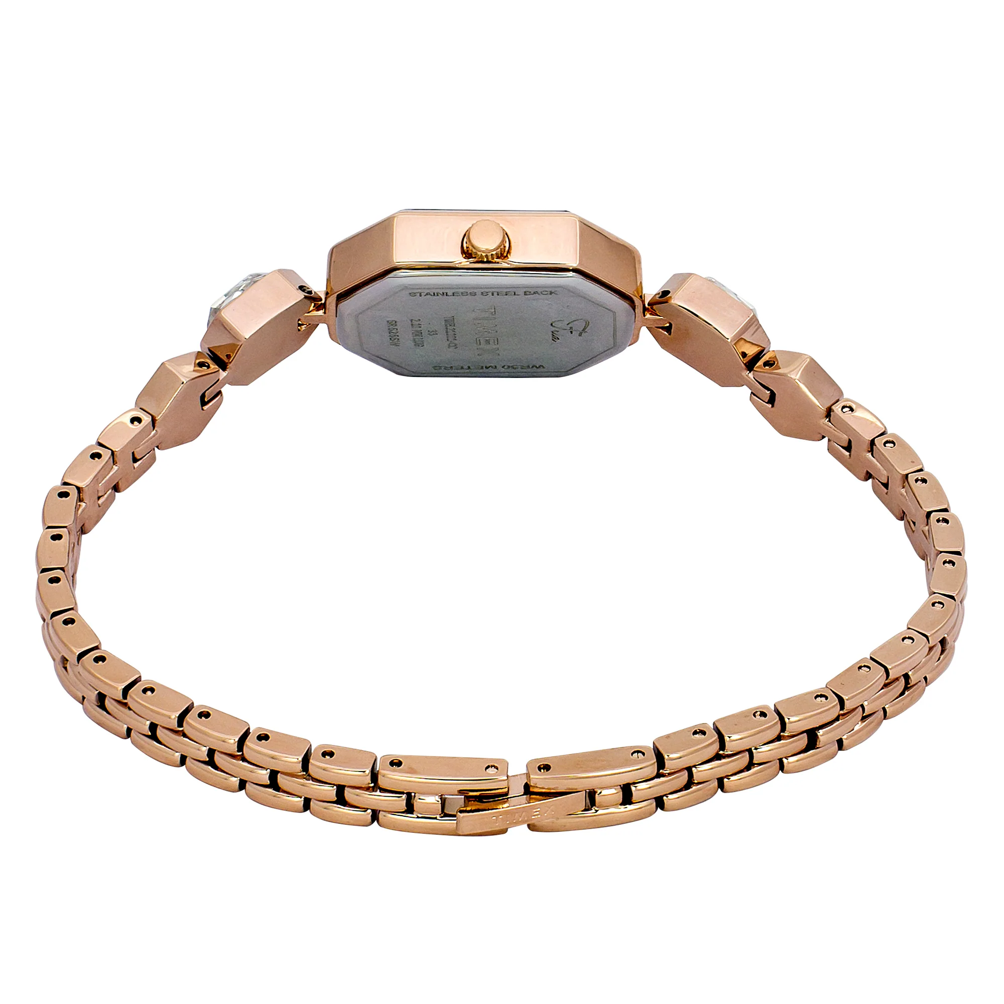 TIMEX Fria Women Mother of Pearl White Octagonal Dial Analog Watch - TWEL21101 - Image 3