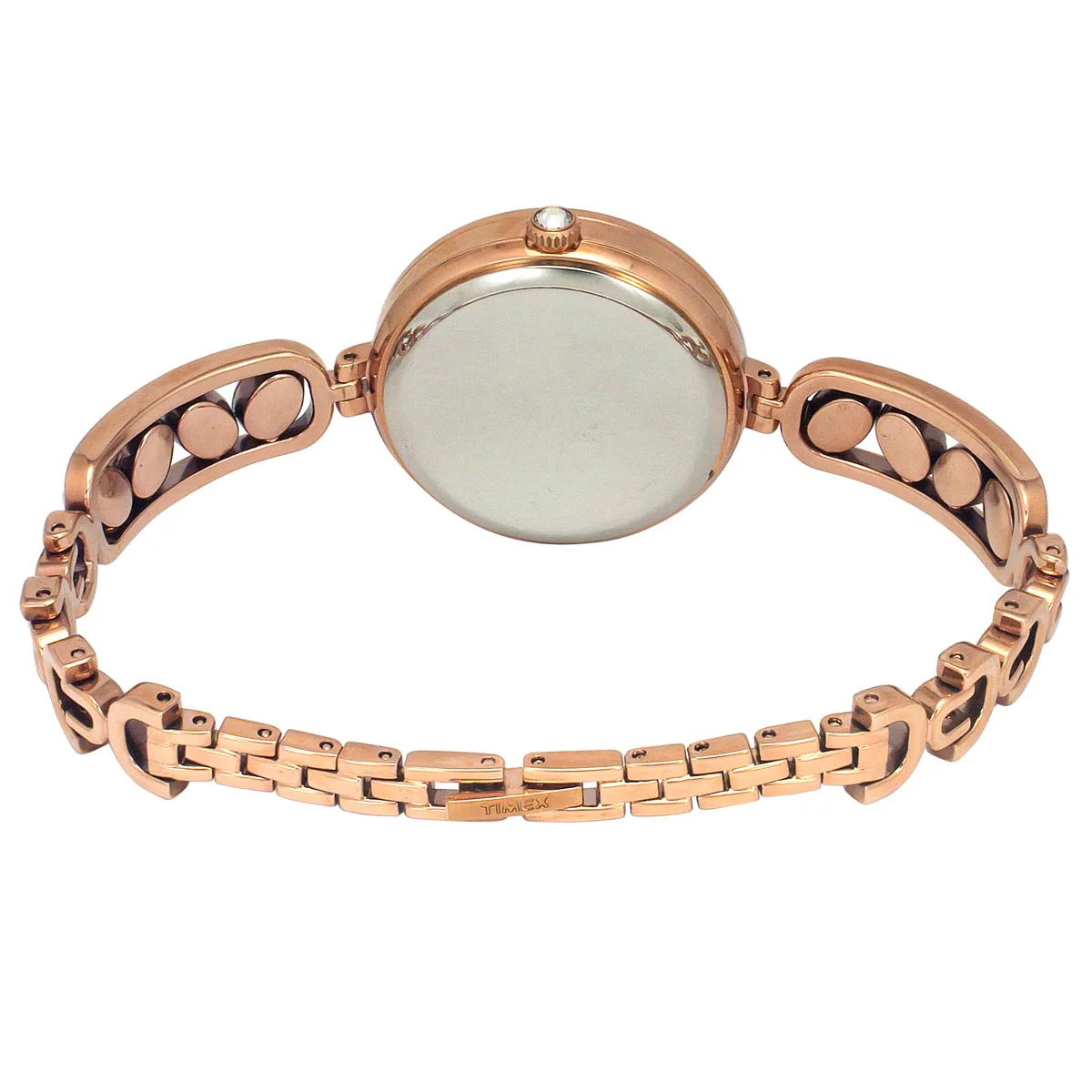 Timex Fria Women Rose Gold Round Dial Analog Watch - TWEL17600 - Image 3