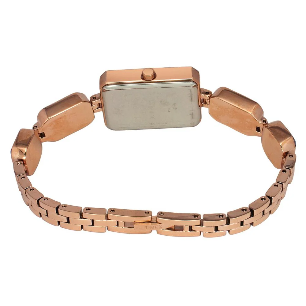 Timex Fria Women Blue Rectangular Analog Watch - TWEL16900 - Image 3