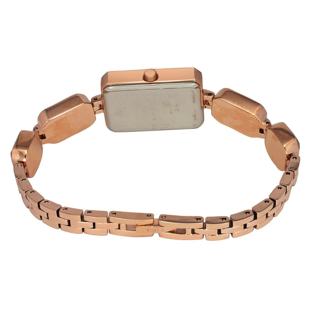 Timex Fria Women Lavender Rectangular Analog Watch - TWEL16901 - Image 3