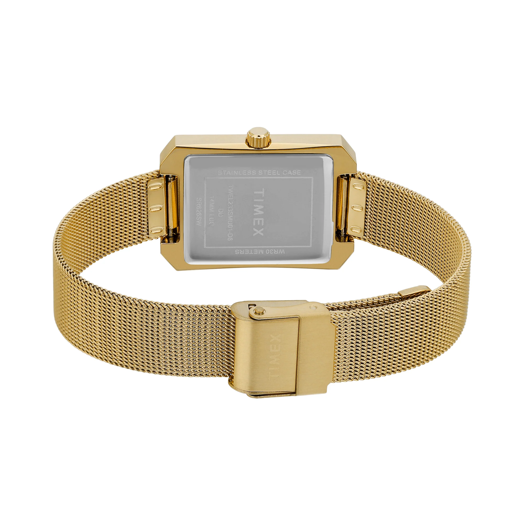 Timex Green Rectangle Dial Analog Women's Watch - TWEL233SMU04 - Image 4