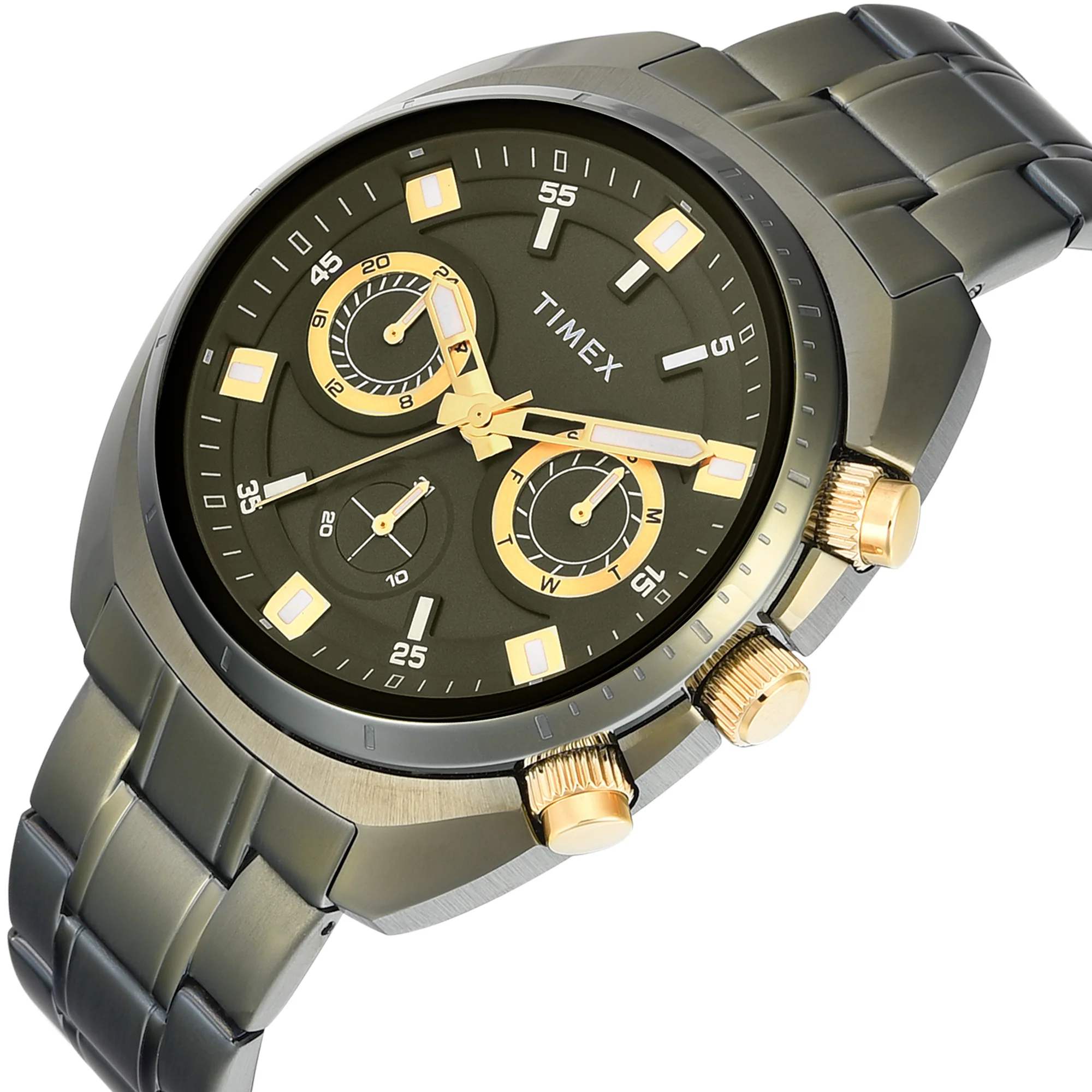 TIMEX Green Round Dial Analog Men's Watch - TWEG28201 - Image 2