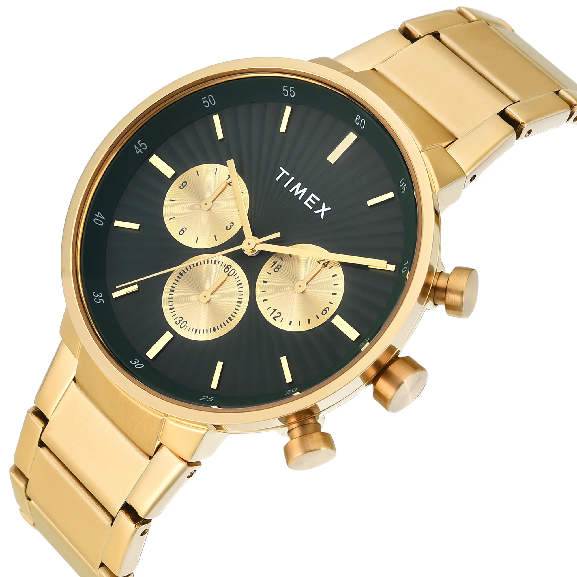 TIMEX Green Round Dial Analog Men's Watch - TWEG28401 - Image 2