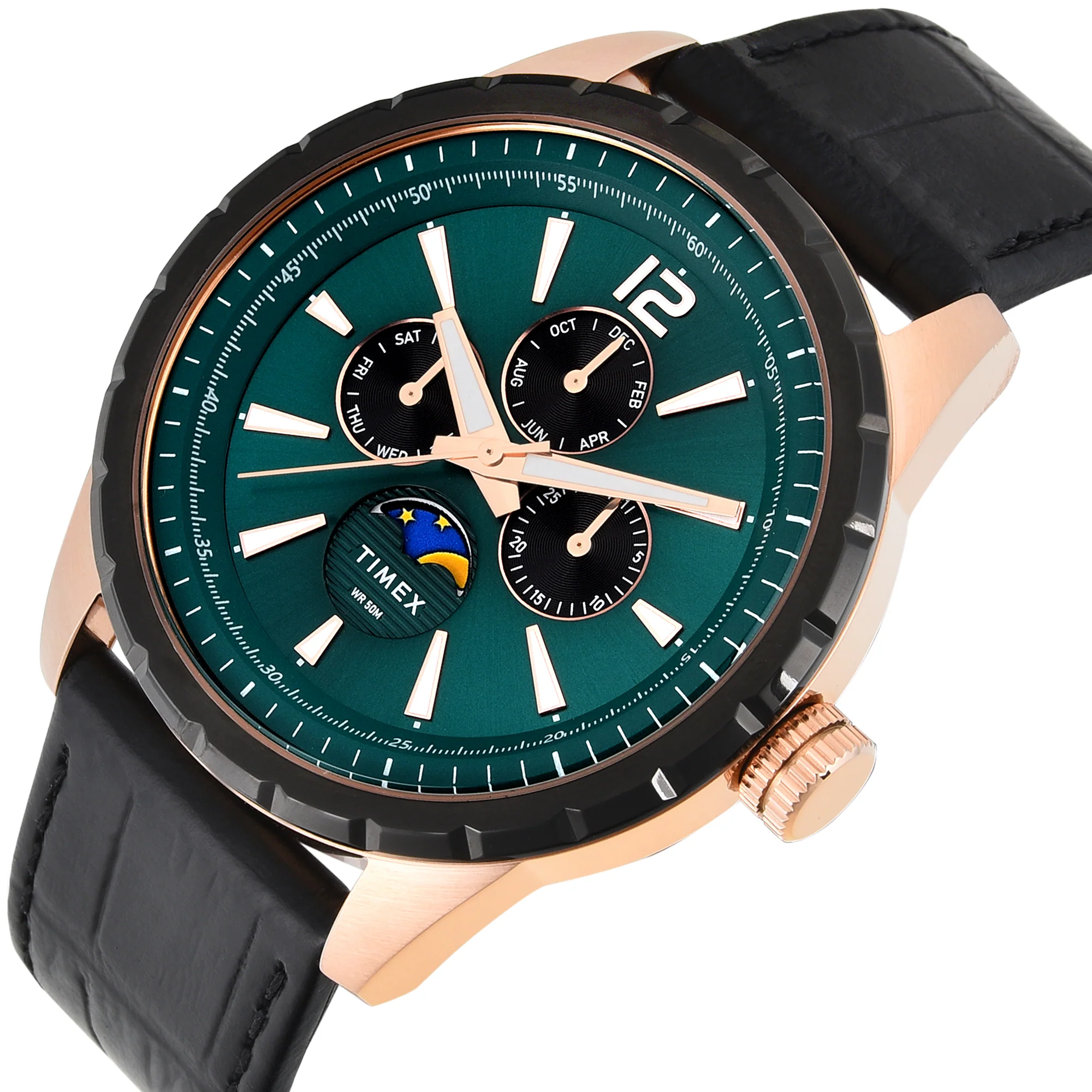 TIMEX Green Round Dial Analog Men's Watch - TWEG28500 - Image 2