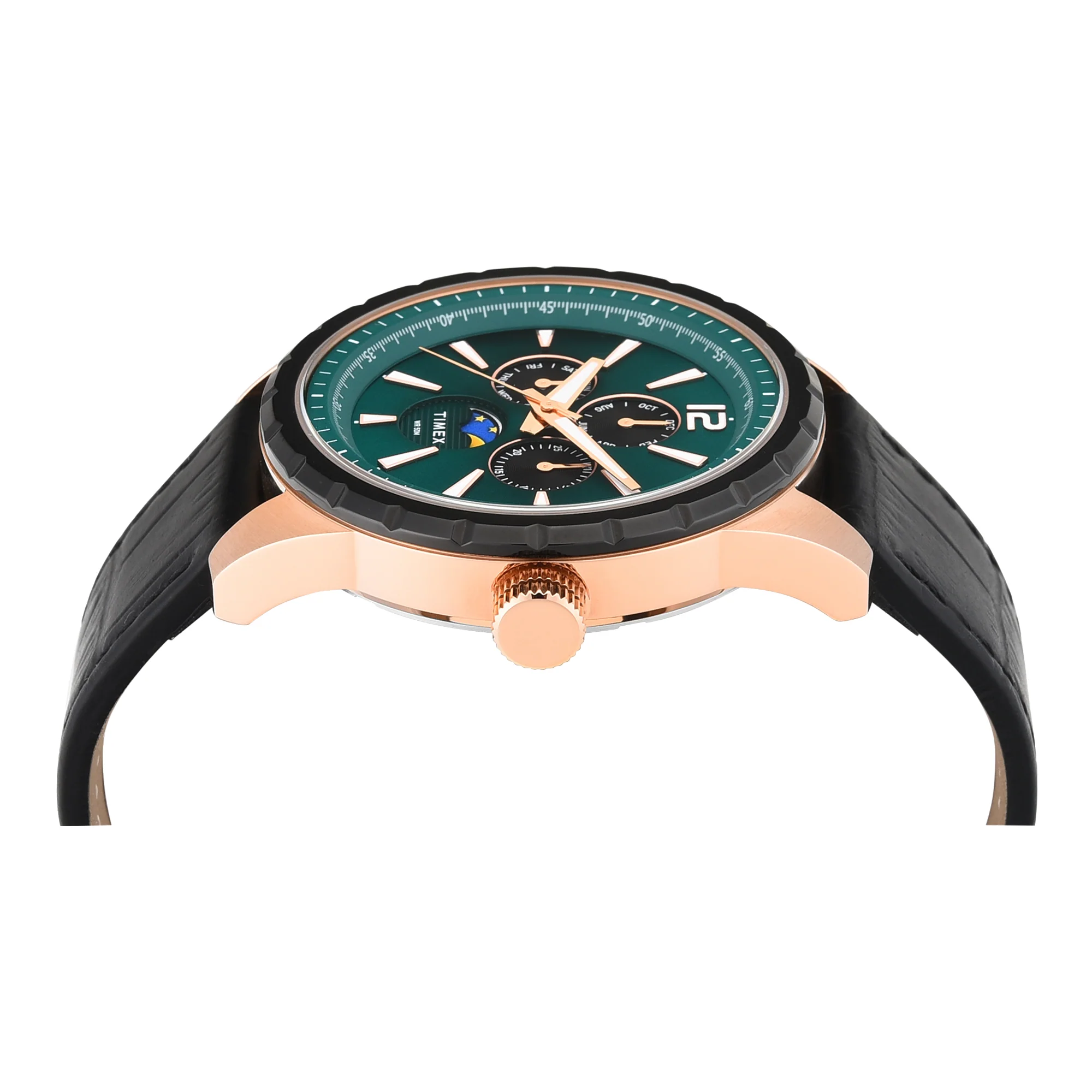 TIMEX Green Round Dial Analog Men's Watch - TWEG28500 - Image 4