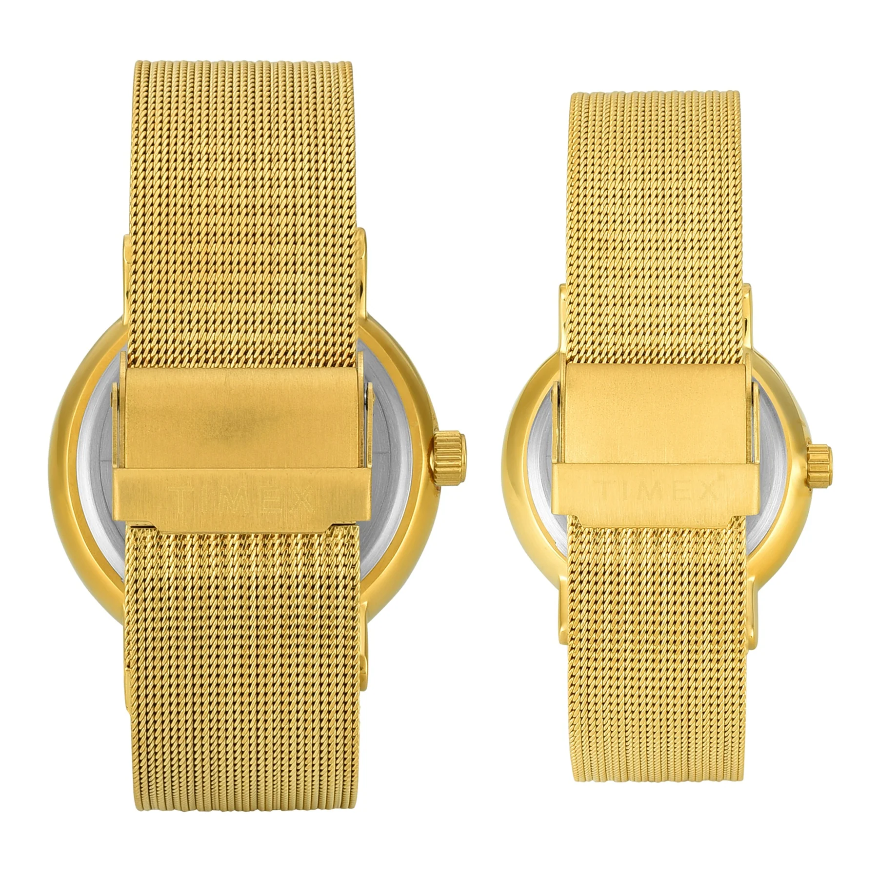 TIMEX Green Round Dial Analog Pair's Watch - TW00PR342 - Image 6