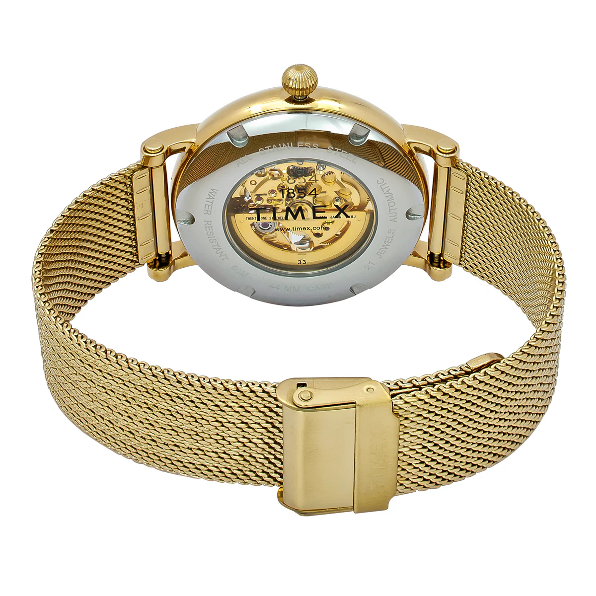 TIMEX Green Round Dial Automatic Men's Watch - TWEG16721 - Image 3