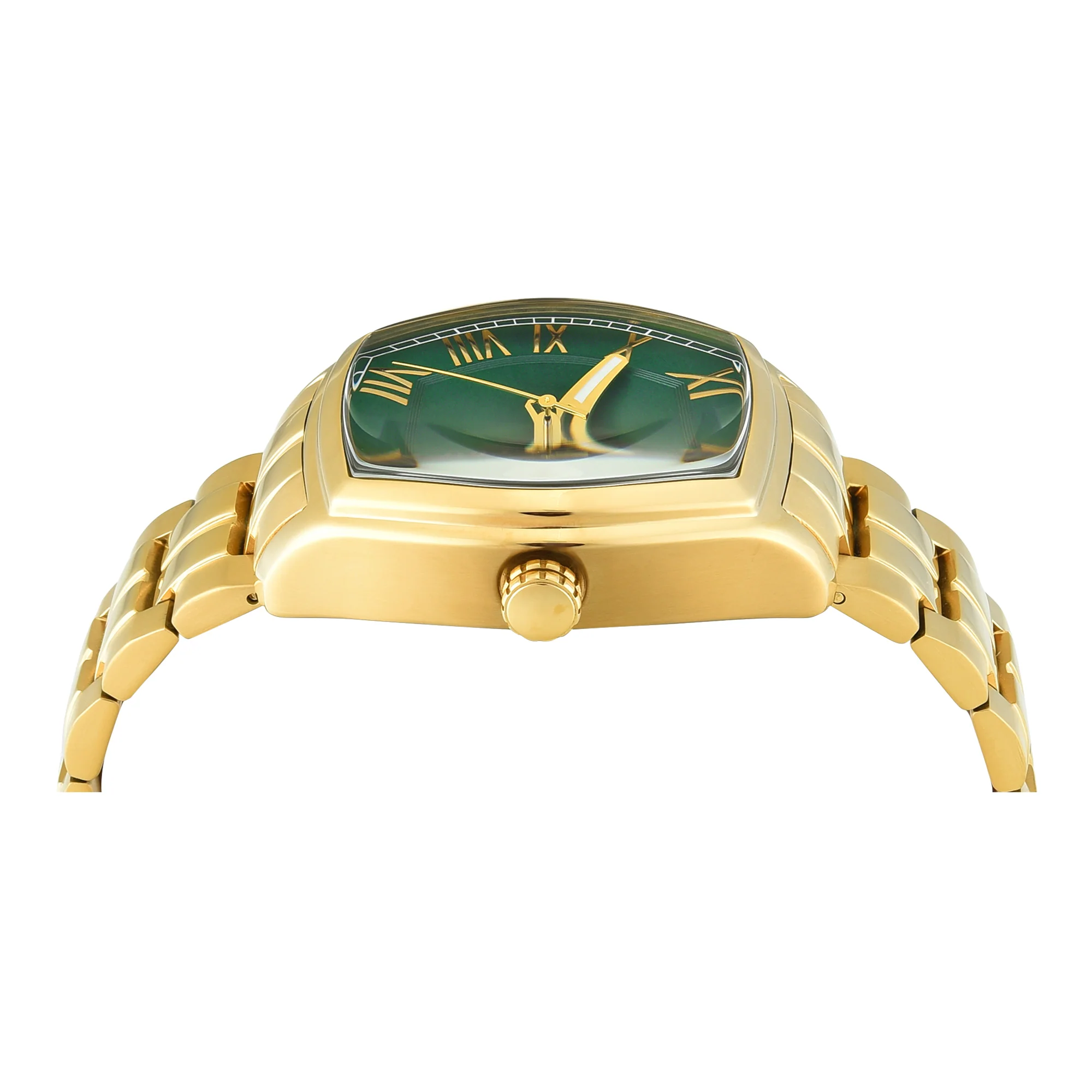 TIMEX Green Tonneau Dial Analog Men's Watch - TWEG25905 - Image 4