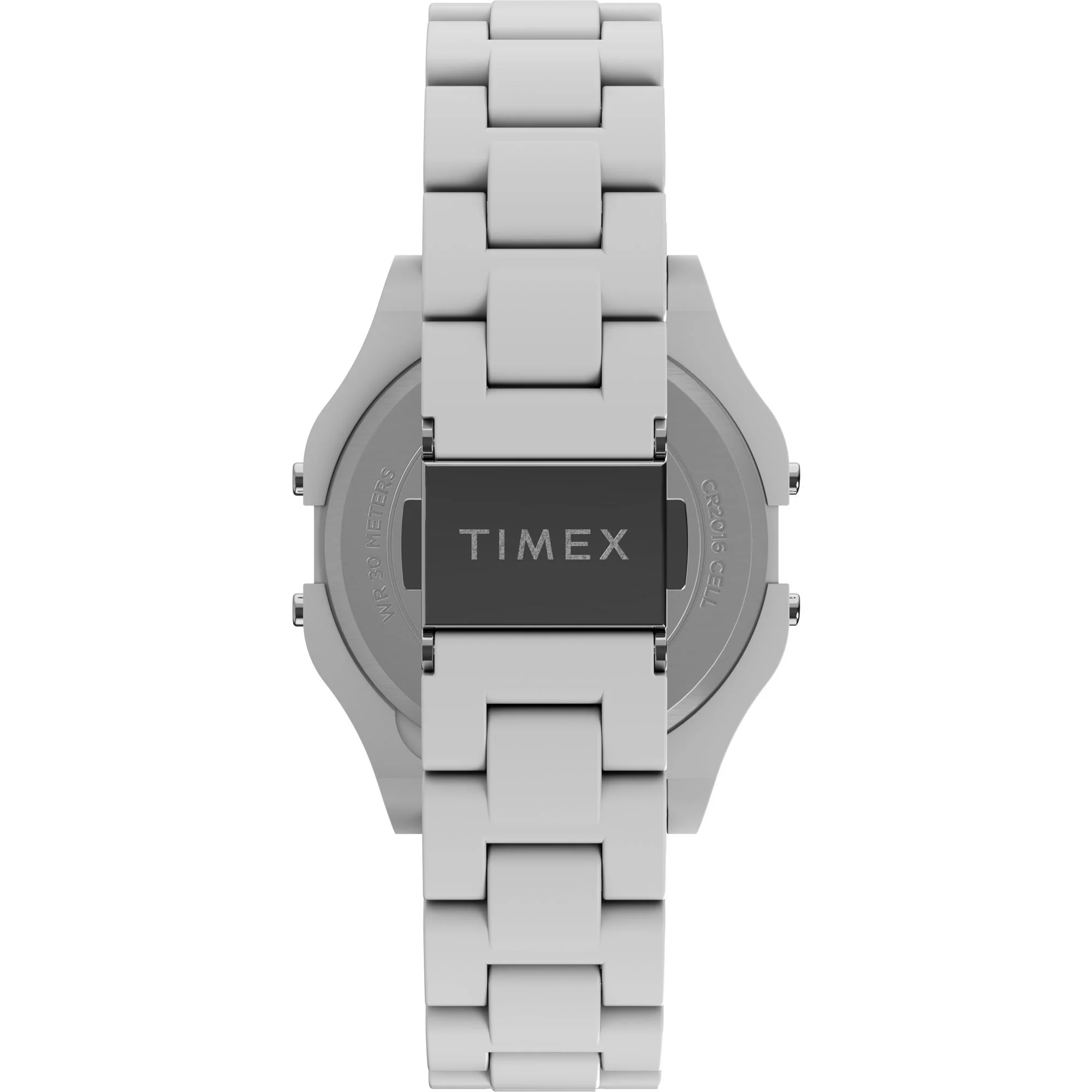 TIMEX Grey Rectangle Dial Digital Unisex's Watch - TW2V20100UJ - Image 3