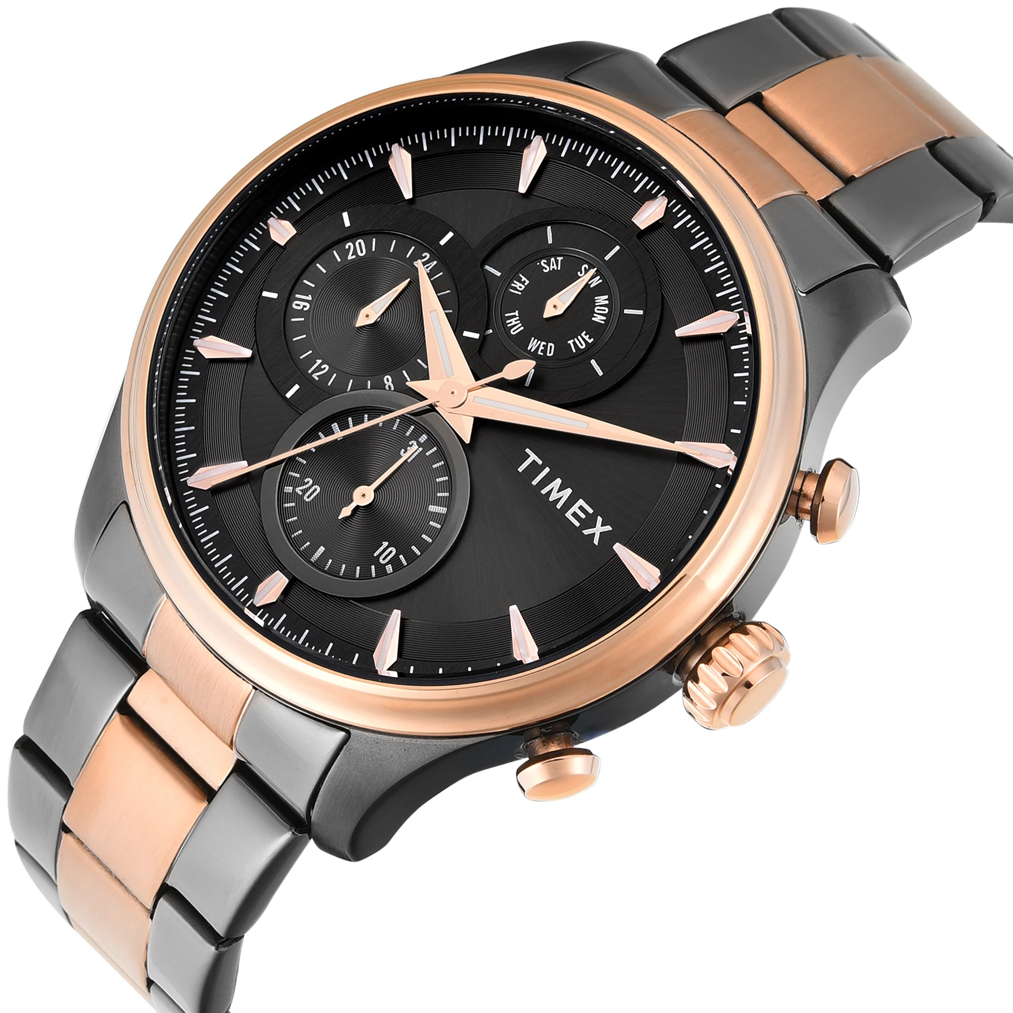 TIMEX Gunmetal Round Dial Analog Men's Watch - TWEG28103 - Image 2
