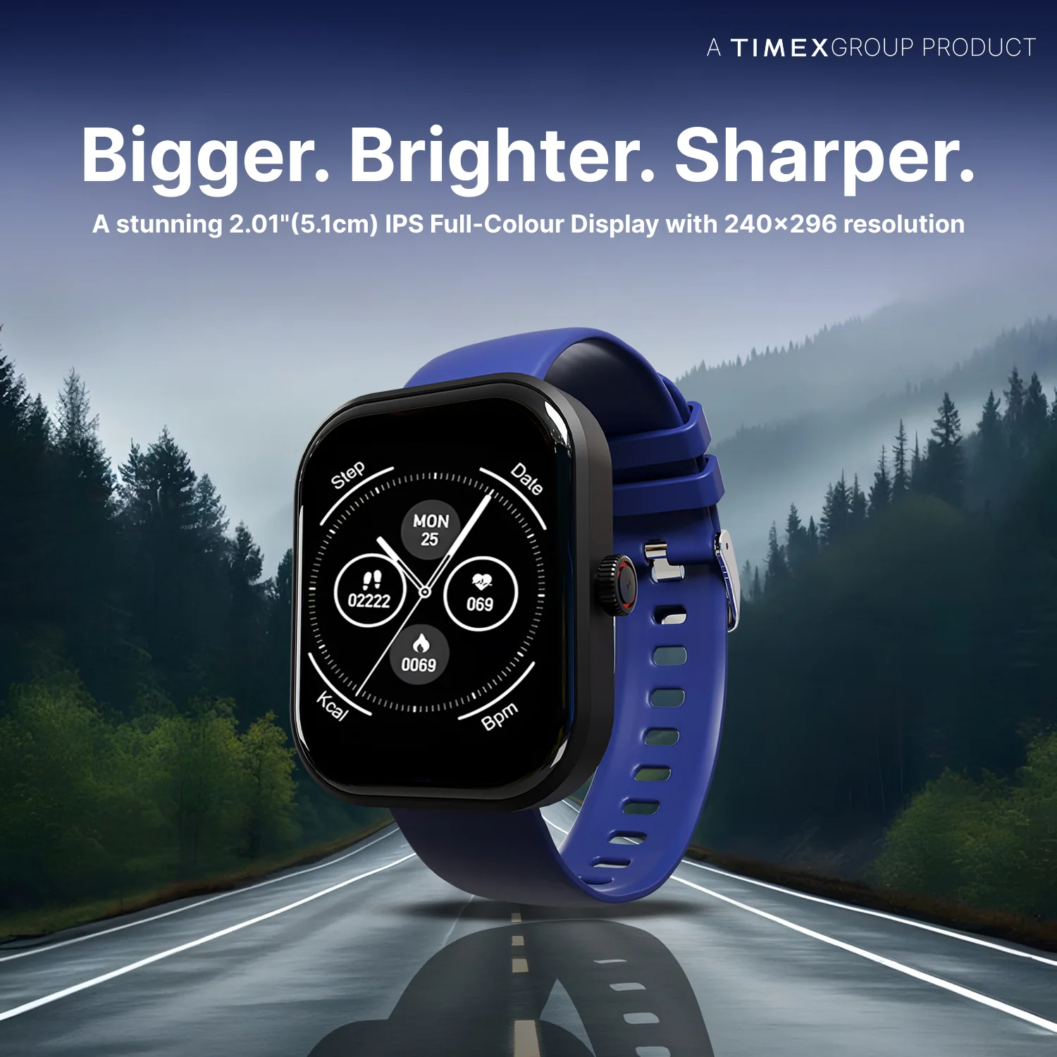 TIMEX iConnect Arc+ Smartwatch with 2.01 Inch IPS Display with  BT Calling Smartwatch for Unisex - TWIXW1602T - Image 3