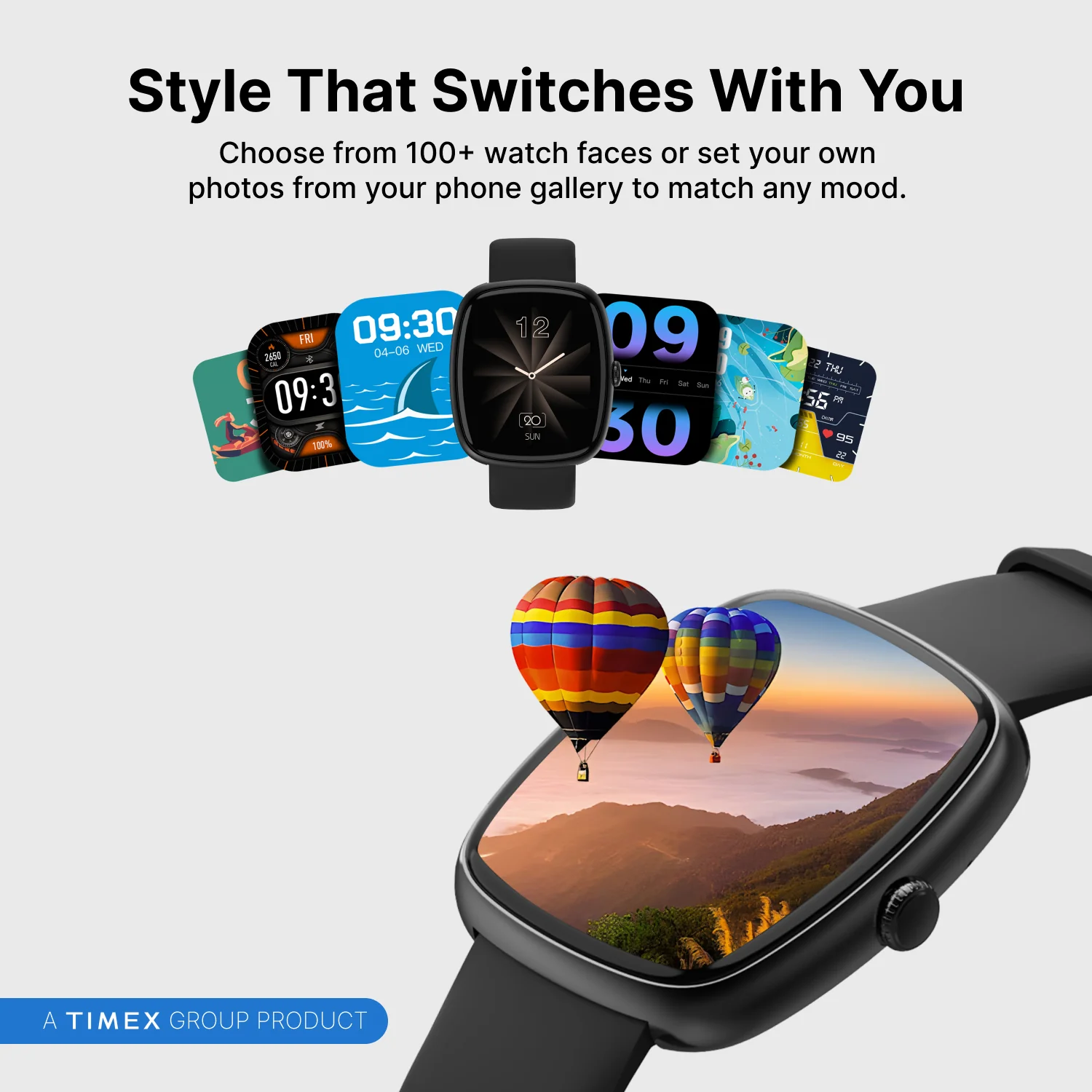 Timex iConnect Calling Ace 1.83(4.6 cm) 3D UI Display with Functional Crown and BT Calling Smartwatch For Unisex - TWIXW1500T - Image 14