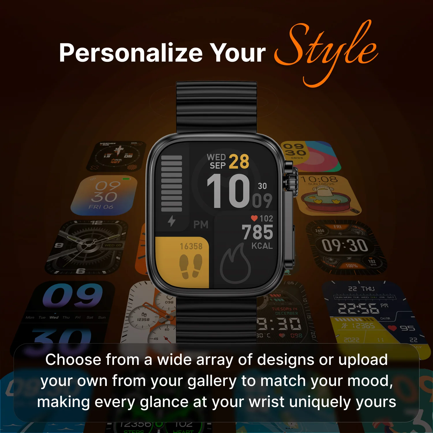 Timex iConnect Edge 1.83 inches (4.64 cm) Display with Functional Crown and BT Calling Smartwatch For Unisex - TWIXW700T - Image 7