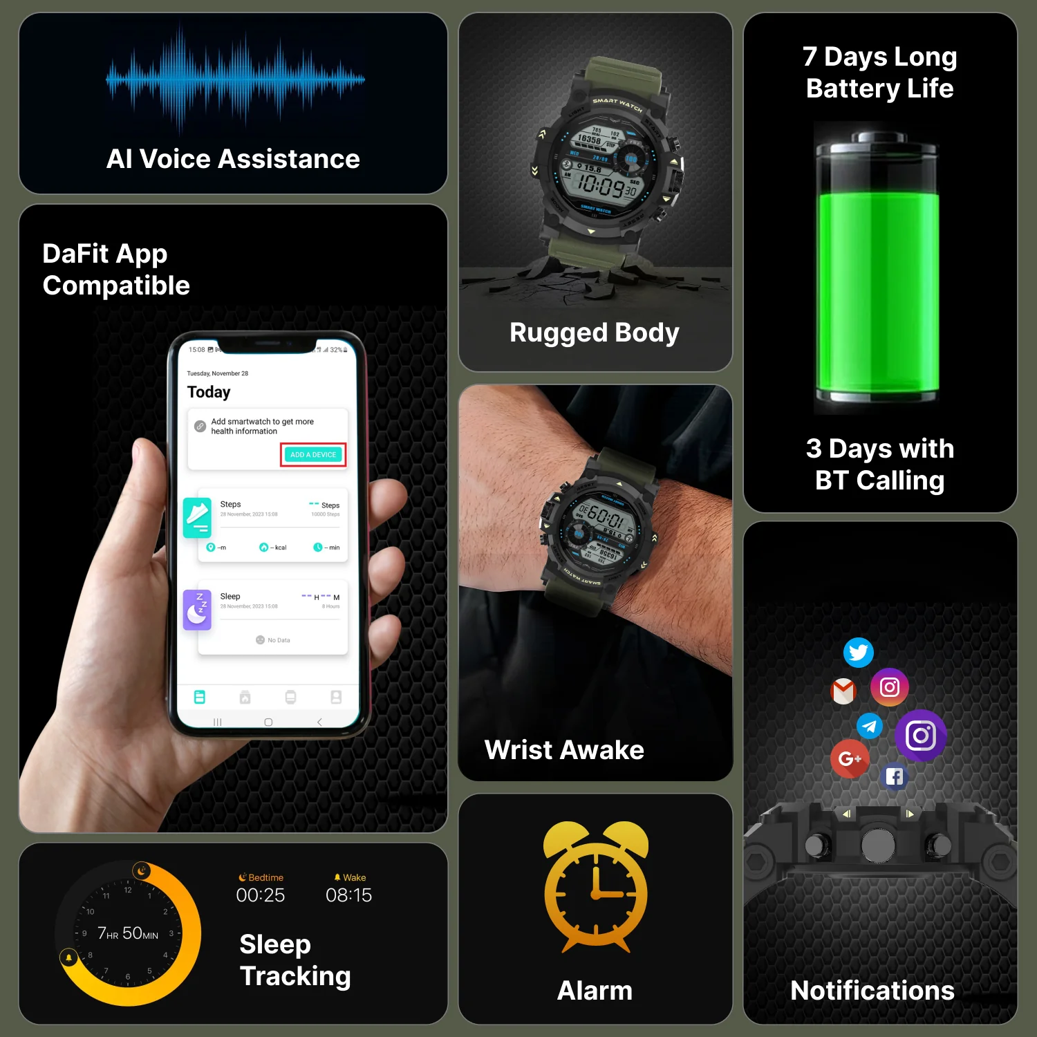 Timex iConnect Go 1.38 inches (3.50 cm) Display with Functional Crown and BT Calling Smartwatch For Unisex - TWIXW801T - Image 13