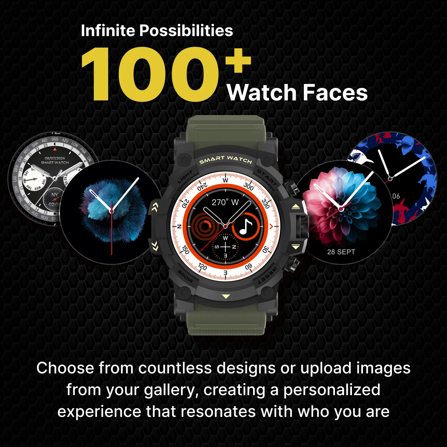 Timex iConnect Go 1.38 inches (3.50 cm) Display with Functional Crown and BT Calling Smartwatch For Unisex - TWIXW801T - Image 14
