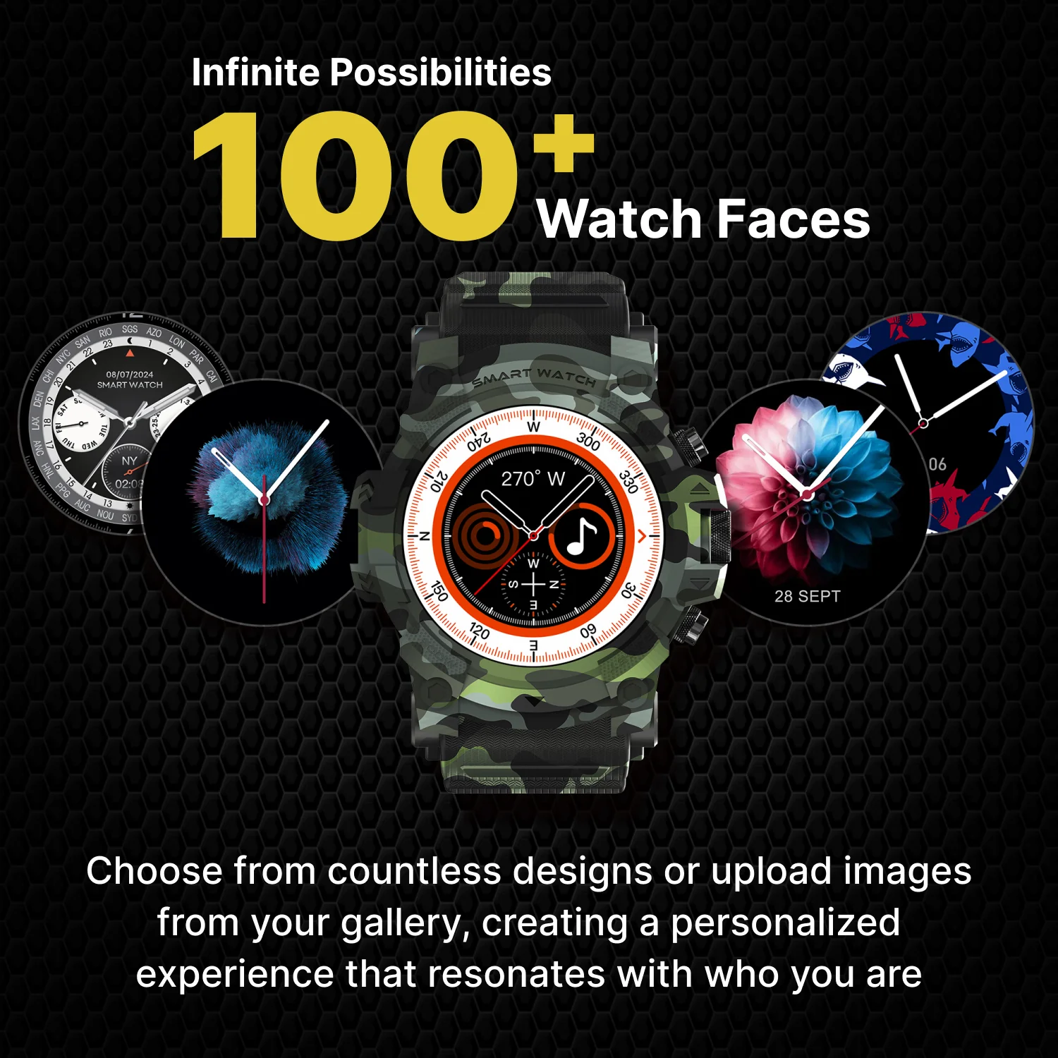 Timex iConnect Go 1.38 inches (3.50 cm) Display with Functional Crown and BT Calling Smartwatch For Unisex - TWIXW802T - Image 14