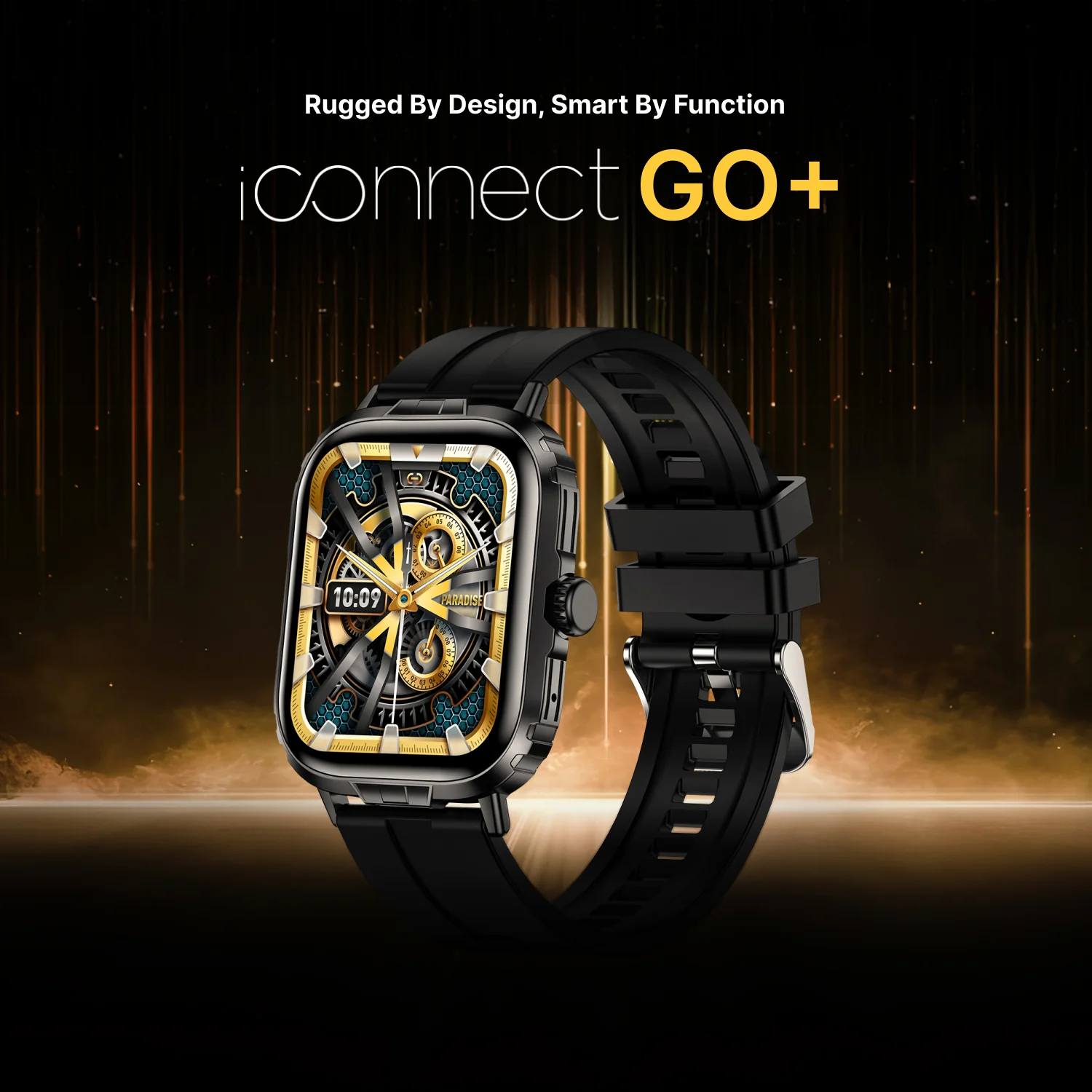 Timex iConnect Go+ 1.83 inches (4.64 cm) Display with Metallic Body and BT Calling Smartwatch For Unisex - TWIXW1000T - Image 3