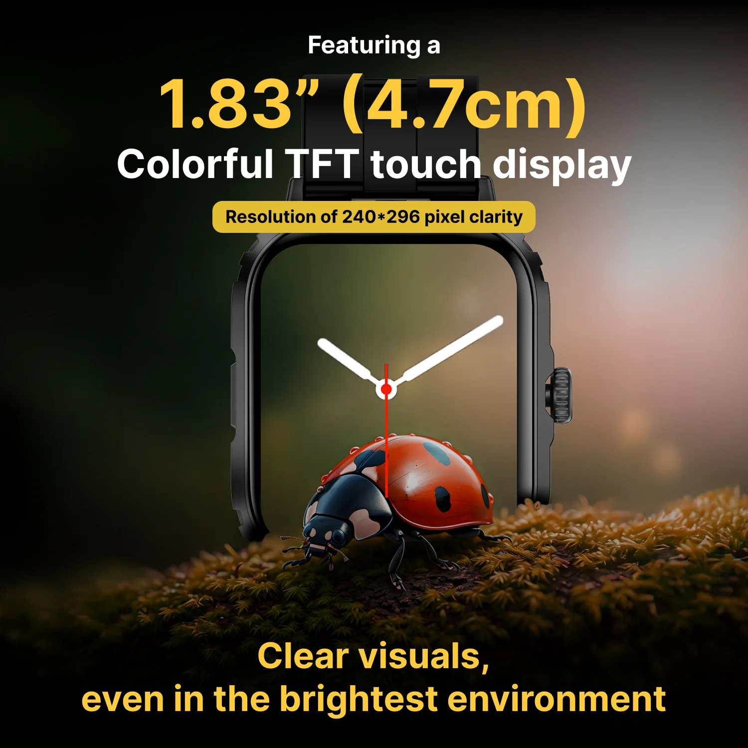 Timex iConnect Go+ 1.83 inches (4.64 cm) Display with Metallic Body and BT Calling Smartwatch For Unisex - TWIXW1000T - Image 5