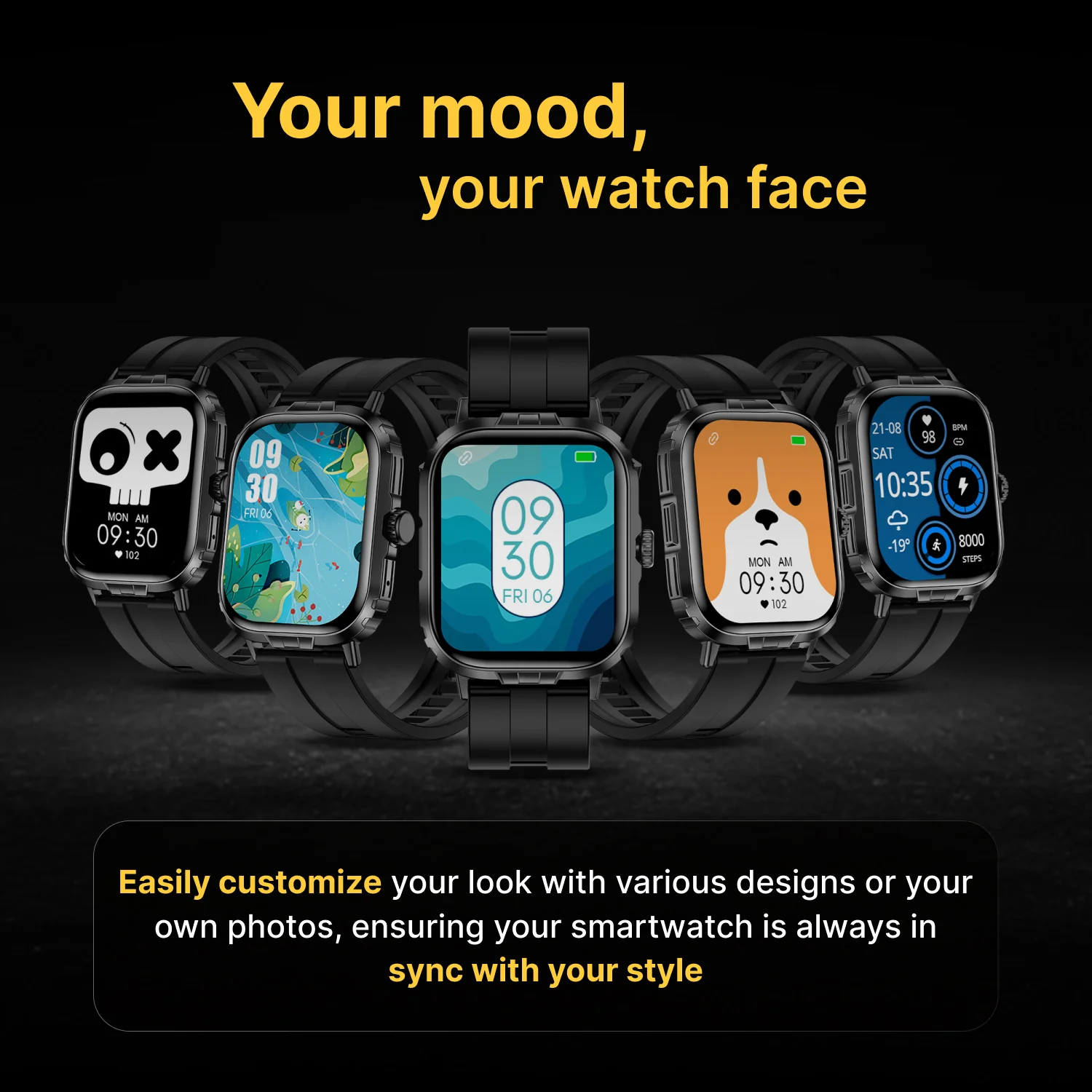 Timex iConnect Go+ 1.83 inches (4.64 cm) Display with Metallic Body and BT Calling Smartwatch For Unisex - TWIXW1000T - Image 7