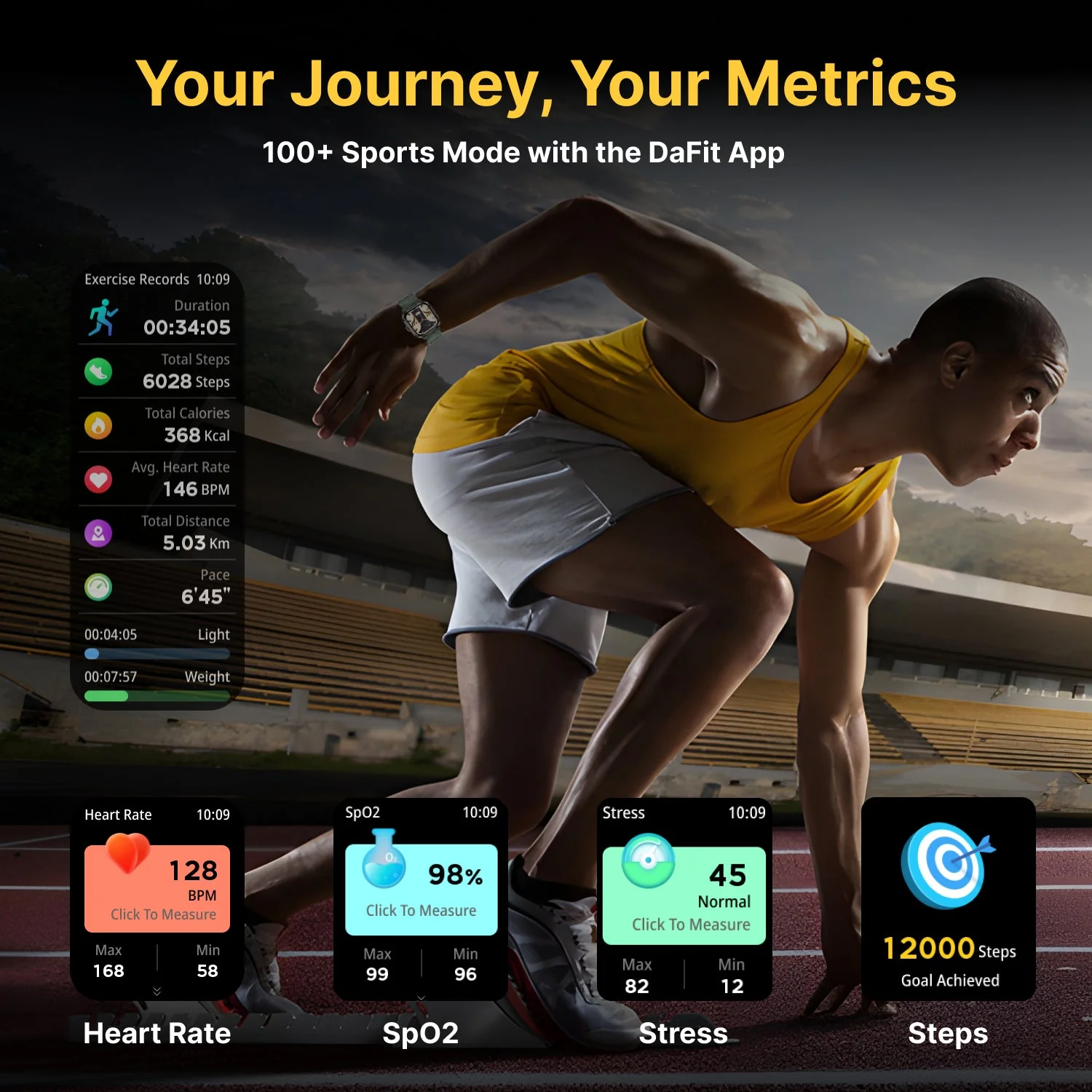 Timex iConnect Go+ 1.83 inches (4.64 cm) Display with Metallic Body and BT Calling Smartwatch For Unisex - TWIXW1003T - Image 10
