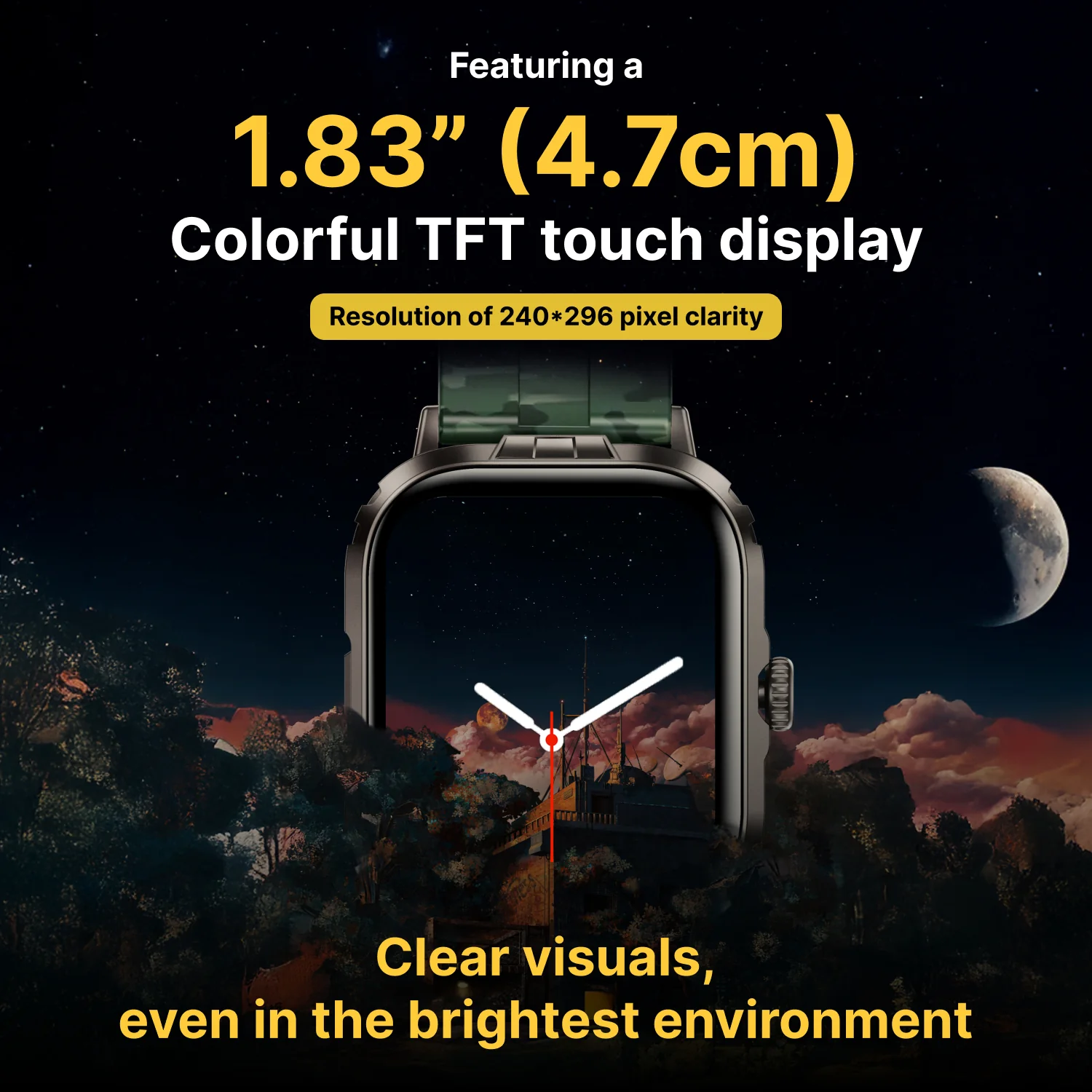 Timex iConnect Go+ 1.83 inches (4.64 cm) Display with Metallic Body and BT Calling Smartwatch For Unisex - TWIXW1003T - Image 6