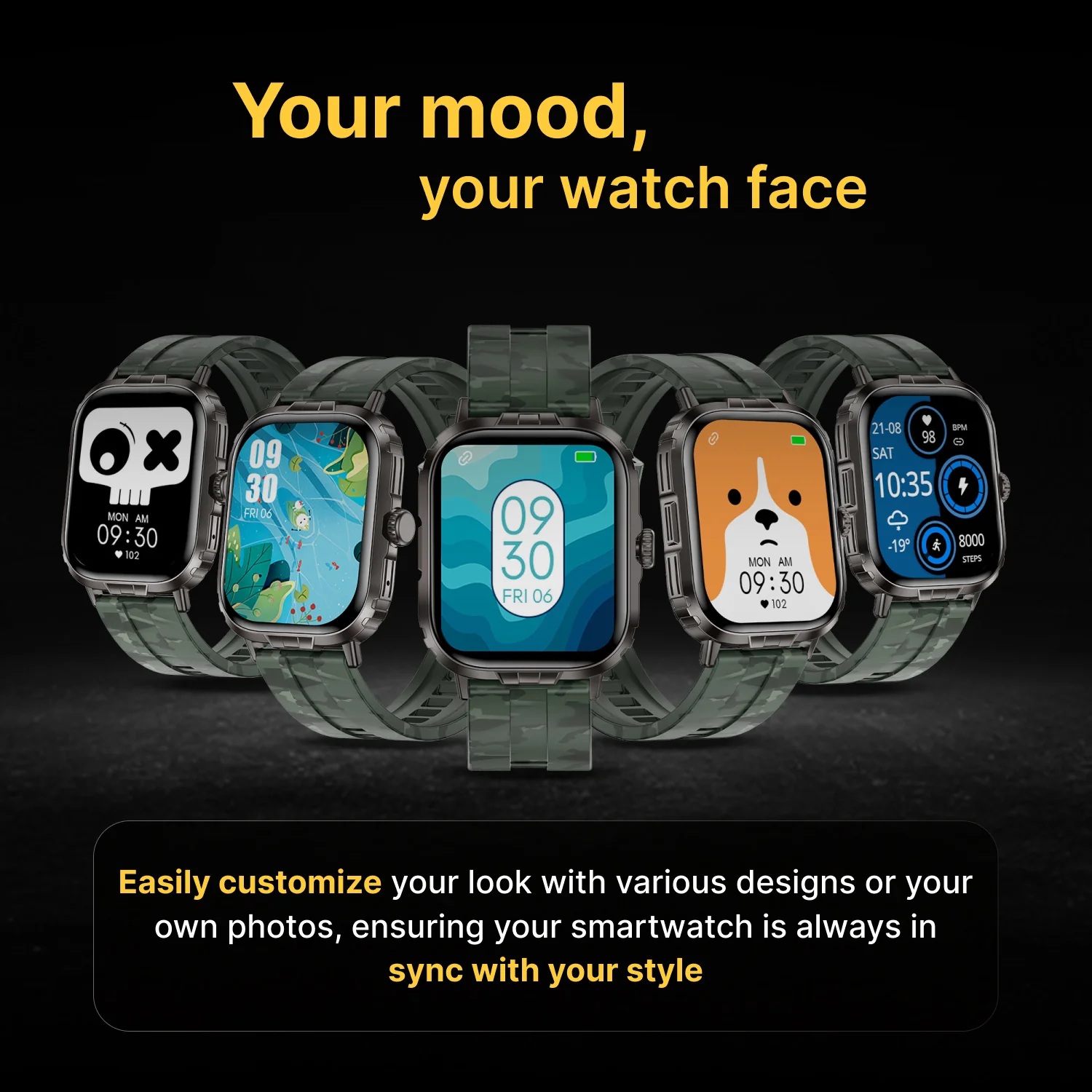 Timex iConnect Go+ 1.83 inches (4.64 cm) Display with Metallic Body and BT Calling Smartwatch For Unisex - TWIXW1003T - Image 7