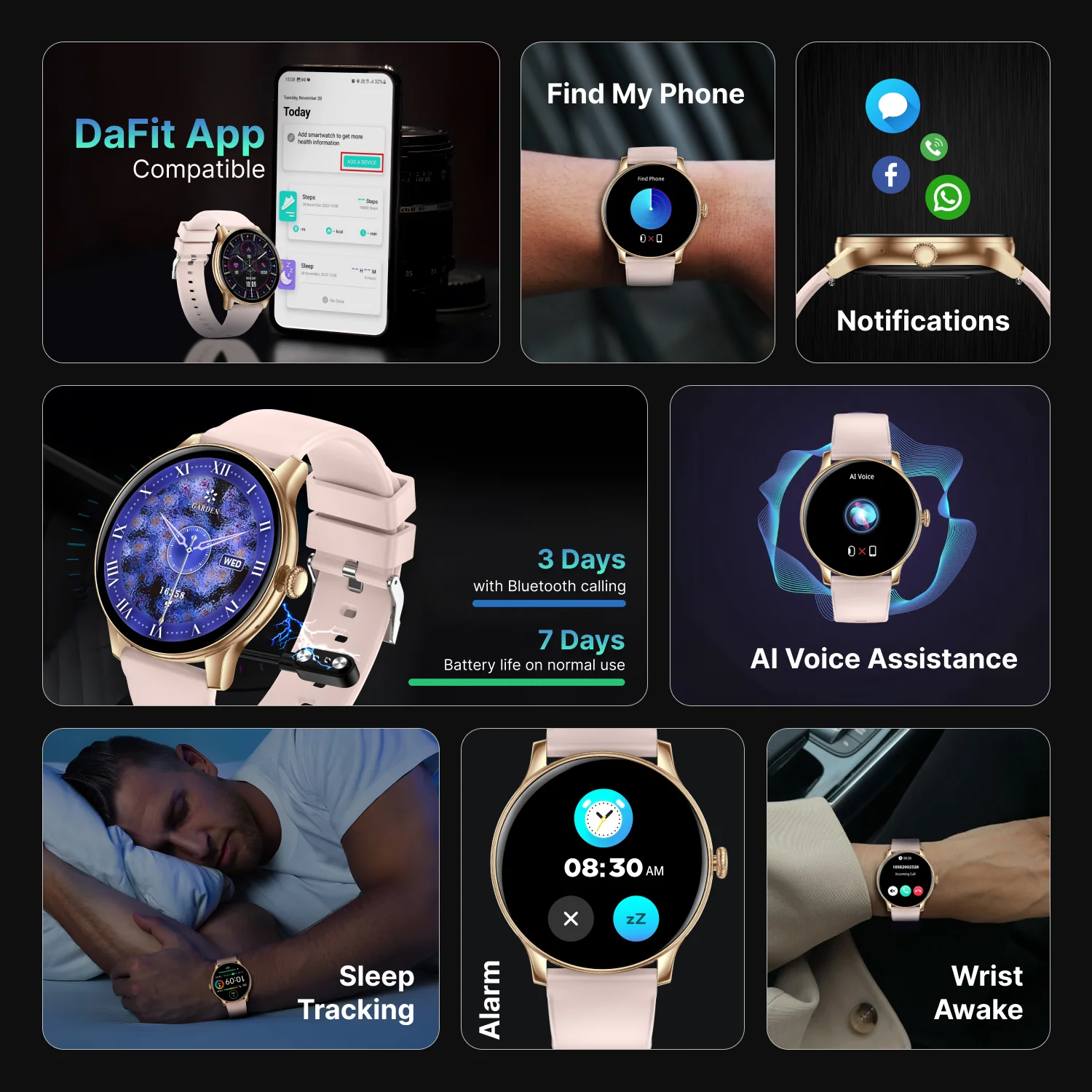 Timex iConnect Pro 1.38 inches (3.50 cm) Display with Functional Crown and BT Calling Smartwatch For Unisex - TWIXW1201T - Image 14