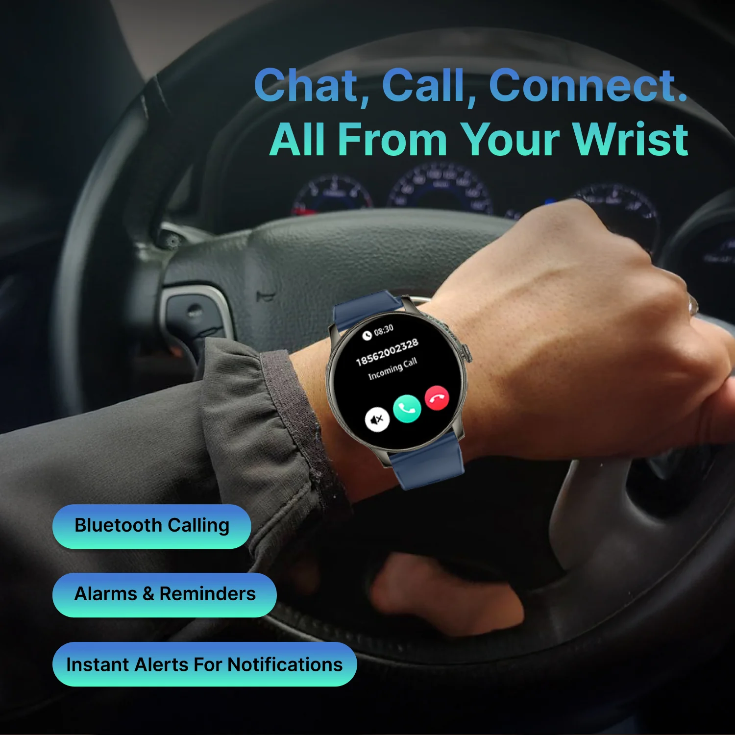 Timex iConnect Pro 1.38(3.50 cm) Display with Functional Crown and BT Calling Smartwatch For Unisex - TWIXW1202T - Image 13