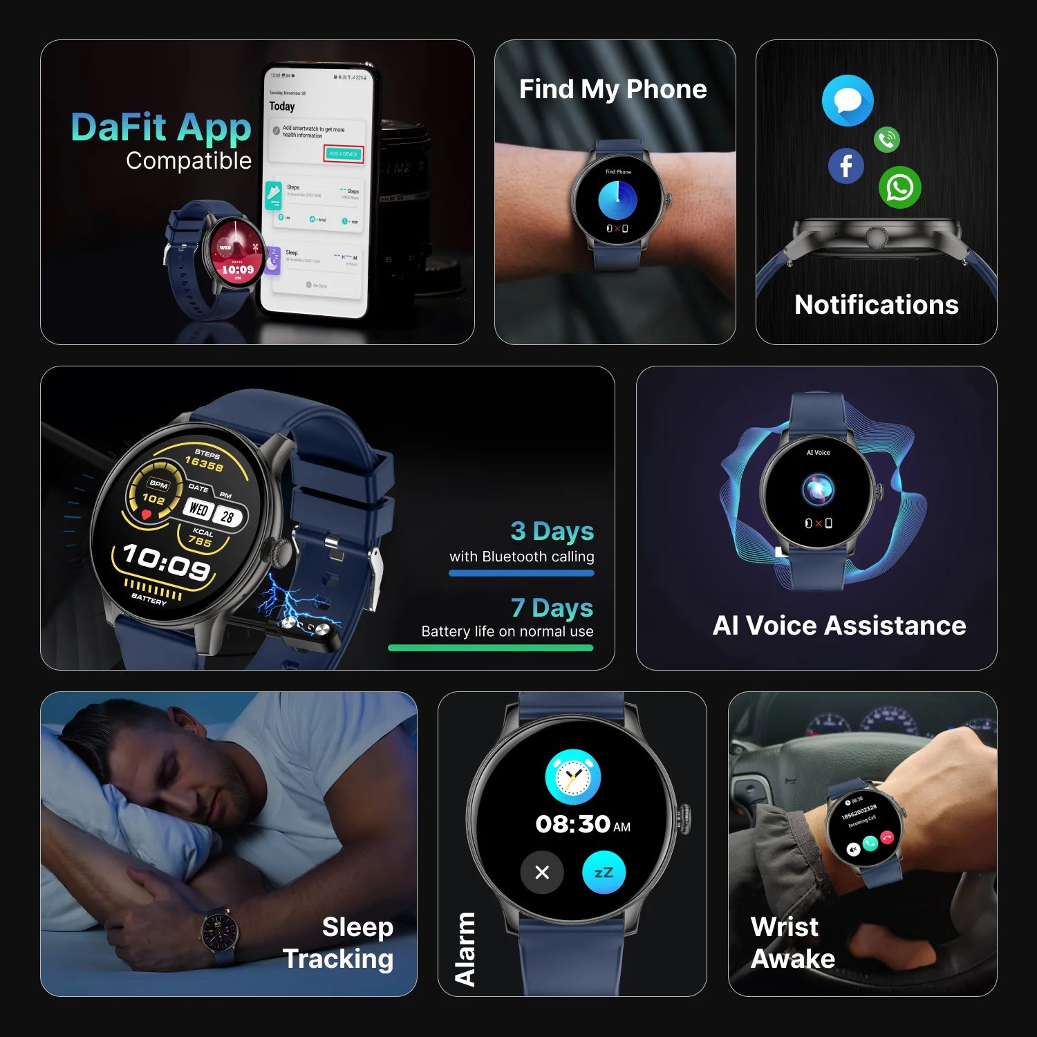 Timex iConnect Pro 1.38(3.50 cm) Display with Functional Crown and BT Calling Smartwatch For Unisex - TWIXW1202T - Image 14