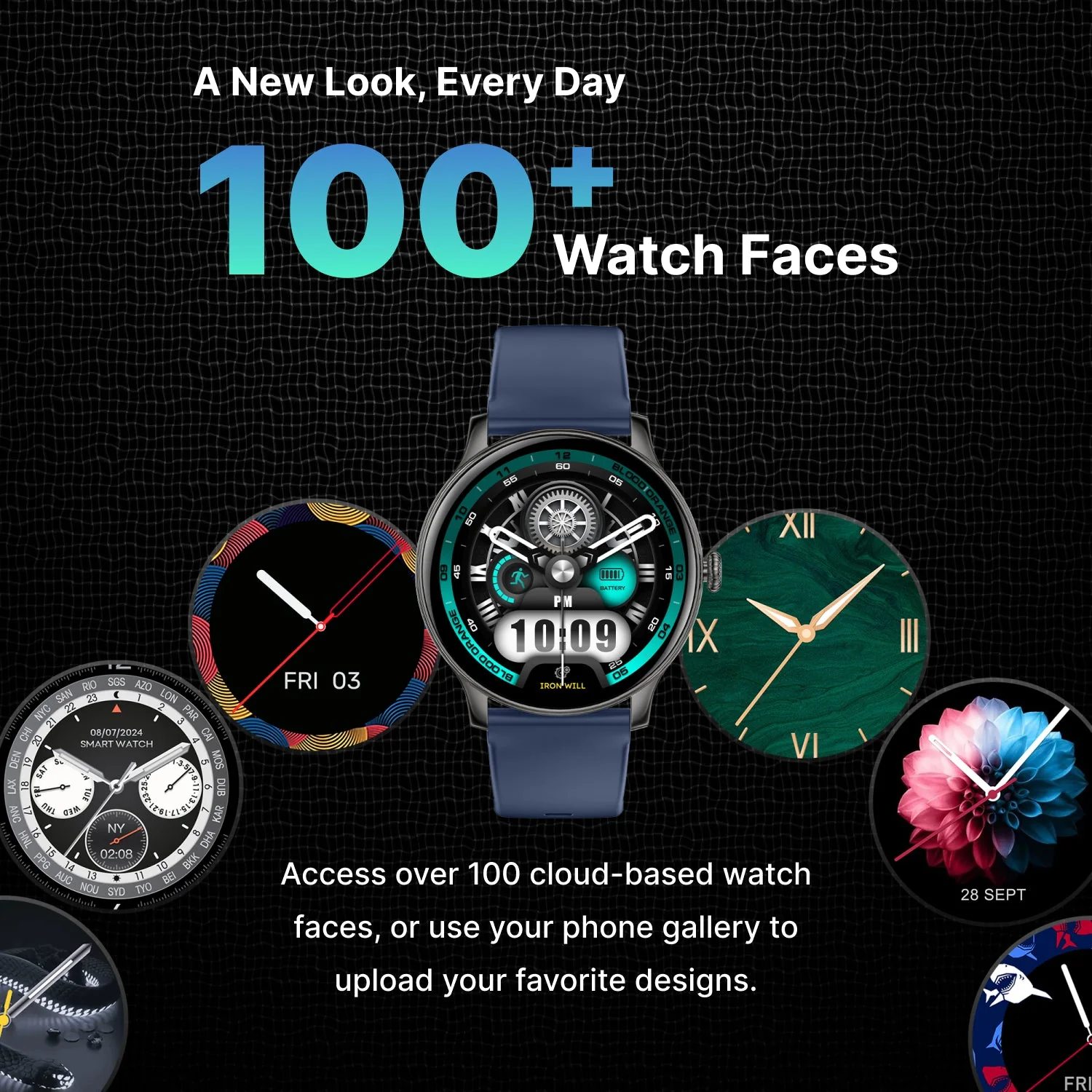Timex iConnect Pro 1.38(3.50 cm) Display with Functional Crown and BT Calling Smartwatch For Unisex - TWIXW1202T - Image 7