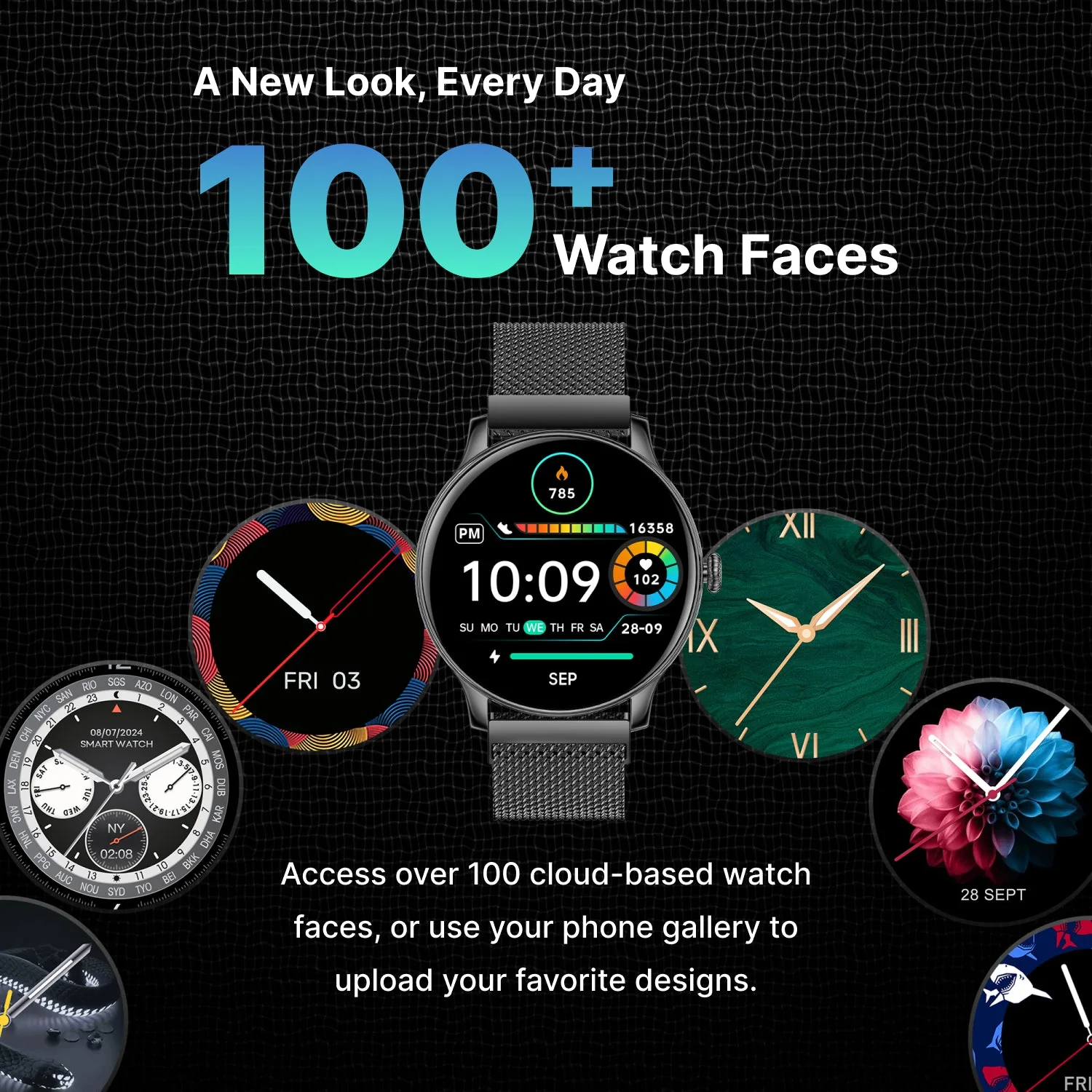 Timex iConnect Pro 1.38(3.50 cm) Display with Functional Crown and BT Calling Smartwatch For Unisex - TWIXW1203T - Image 7
