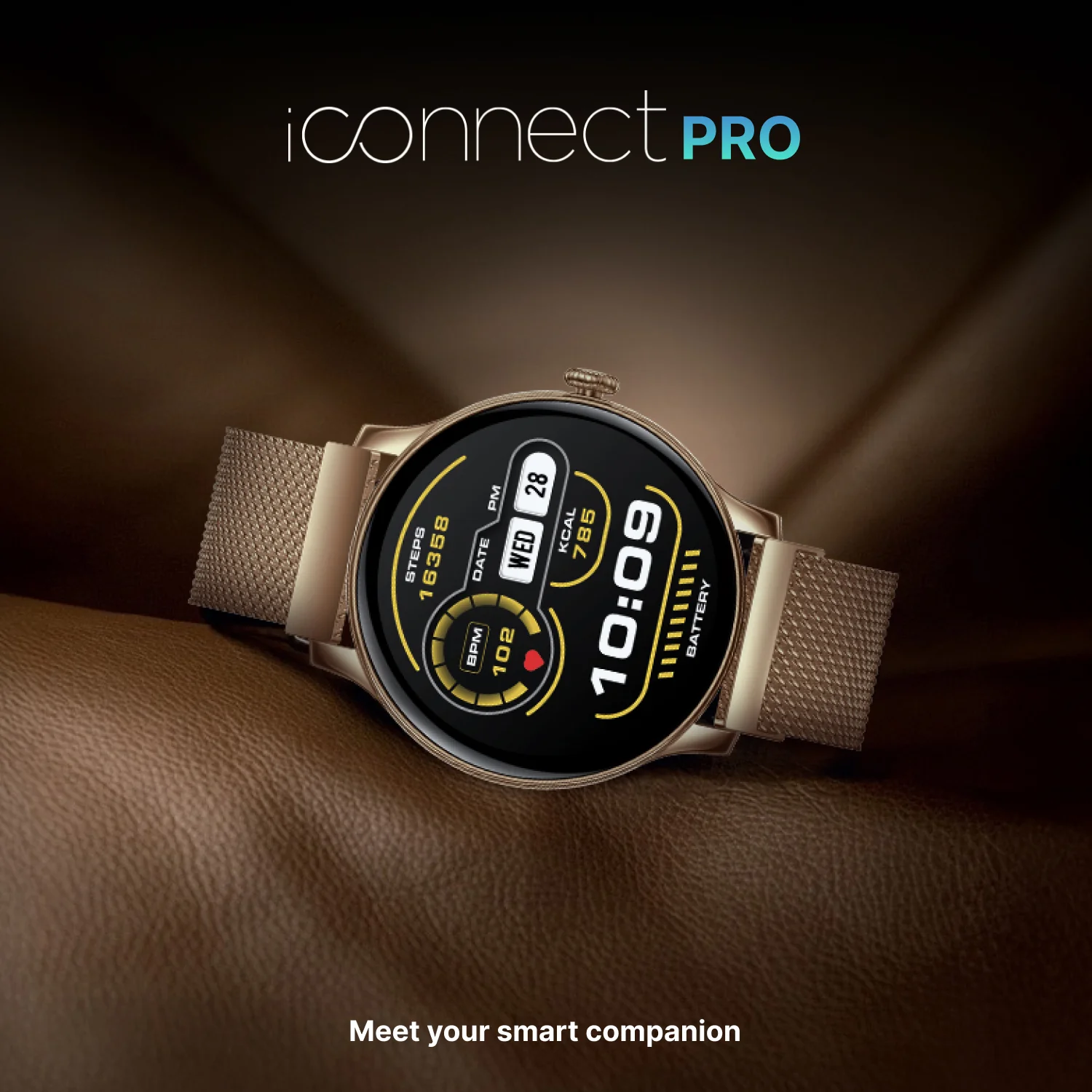 Timex iConnect Pro 1.38(3.50 cm) Display with Functional Crown and BT Calling Smartwatch For Unisex - TWIXW1204T - Image 10