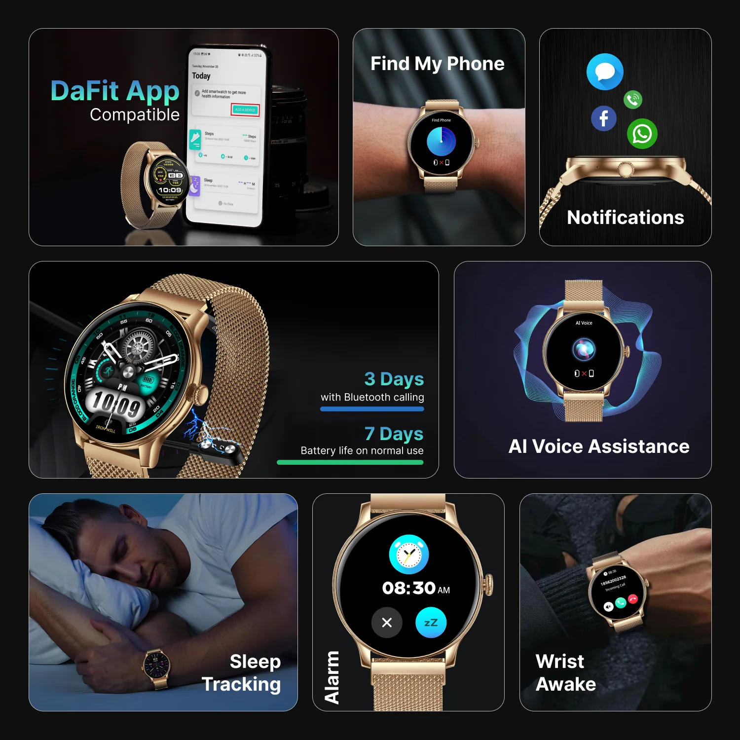 Timex iConnect Pro 1.38(3.50 cm) Display with Functional Crown and BT Calling Smartwatch For Unisex - TWIXW1204T - Image 14