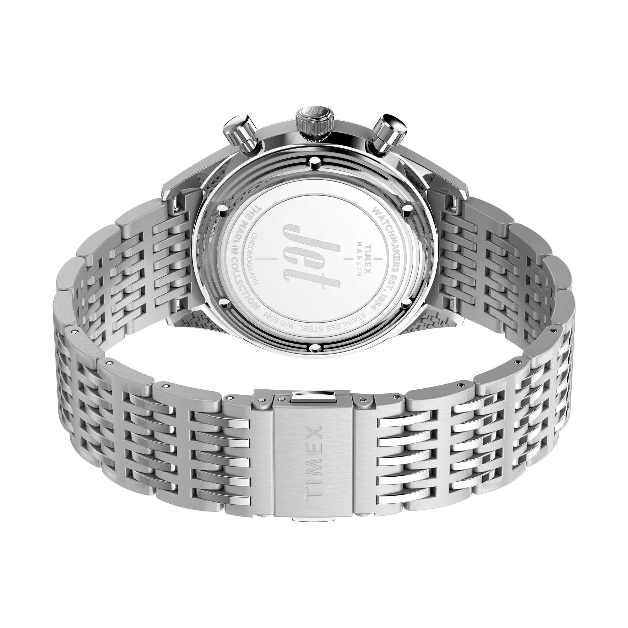 TIMEX Jet Silver Round Dial Analog Men's Watch - TW2Y24600UJ - Image 5