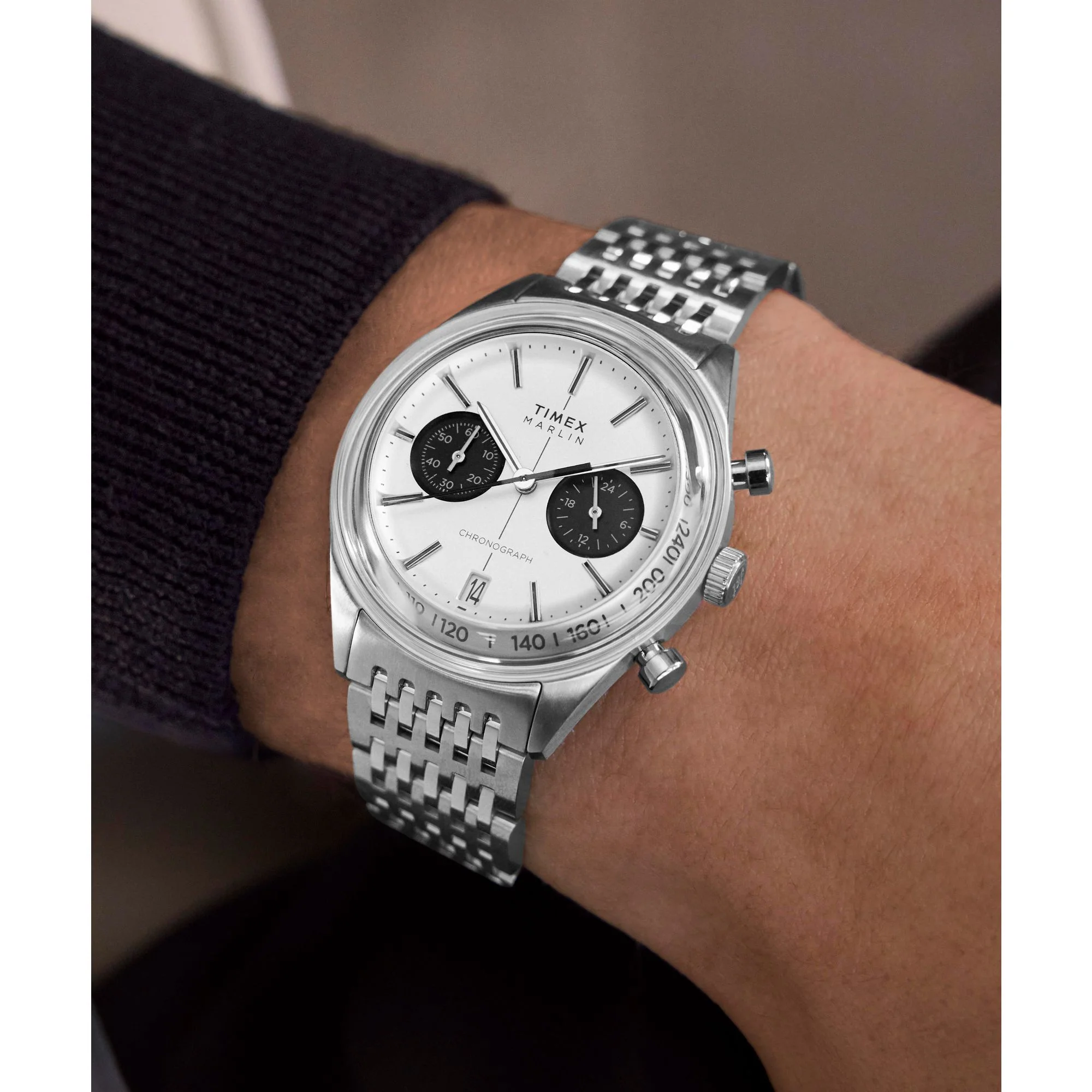 TIMEX Jet Silver Round Dial Analog Men's Watch - TW2Y24600UJ - Image 7