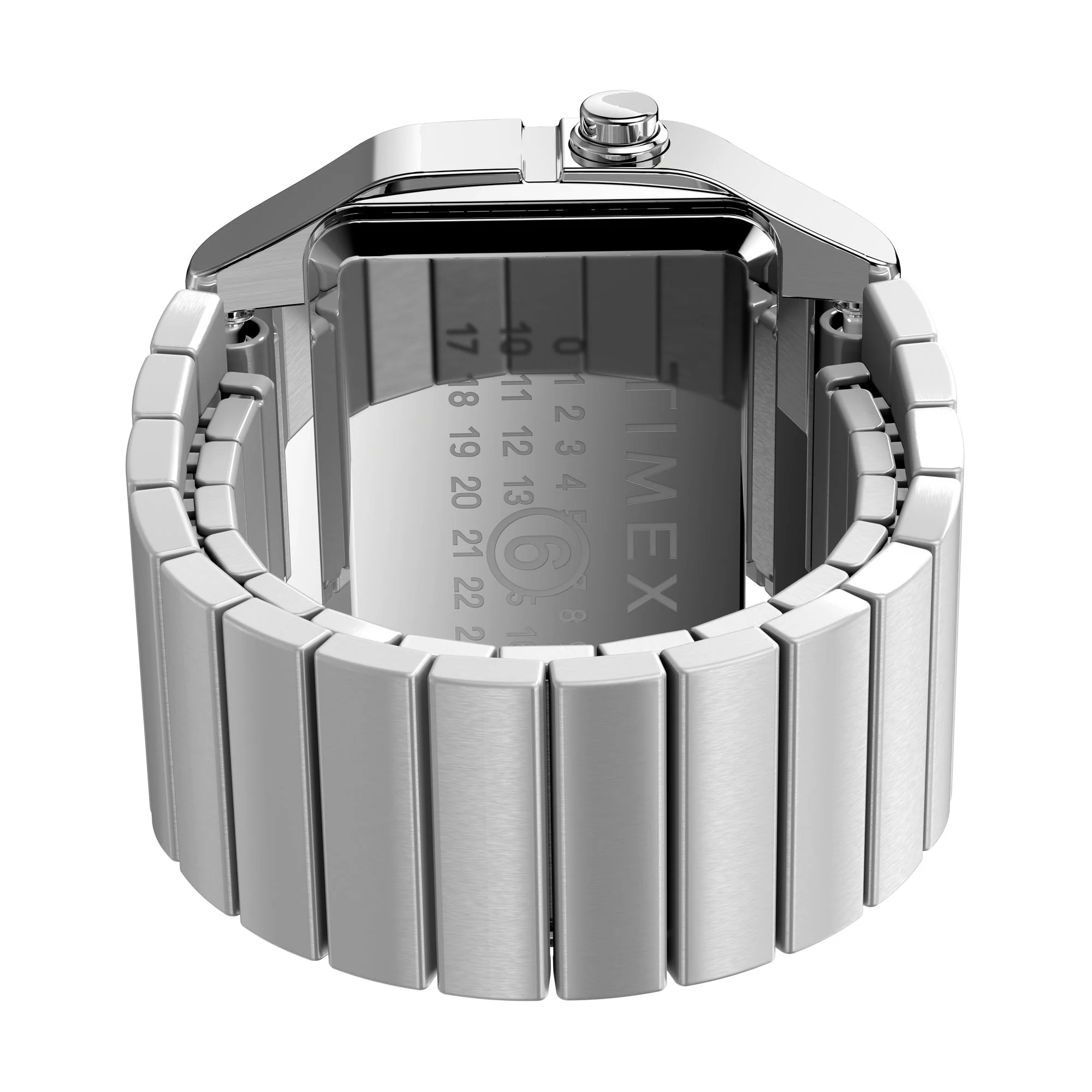 Timex x MM6 20mm Stainless Steel Ring Watch - S/M - TW2W81300X6 - Image 3