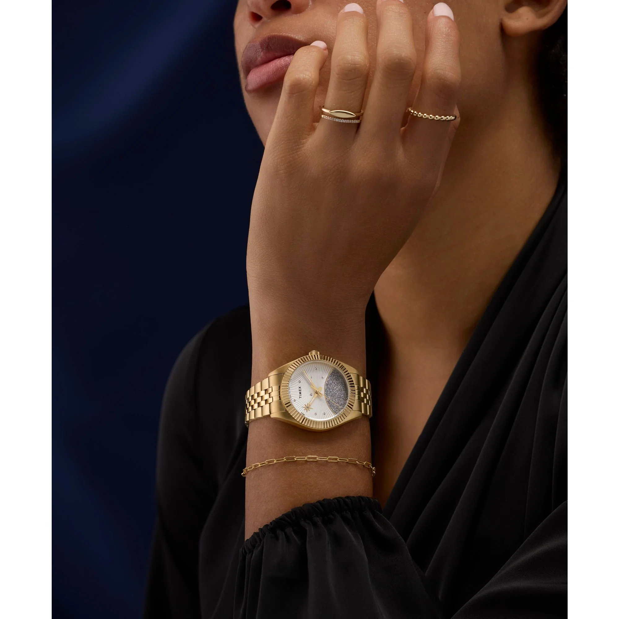 TIMEX Legacy White Round Dial Analog Women's Watch - TW2Y20300UJ - Image 6