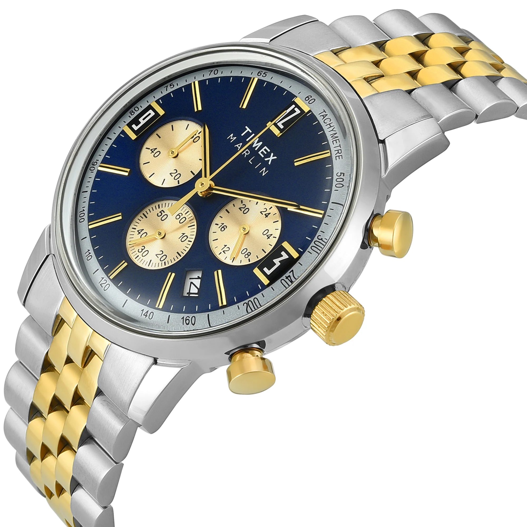 TIMEX Marlin Blue Round Dial Analog Men's Watch - TWEG26708 - Image 2
