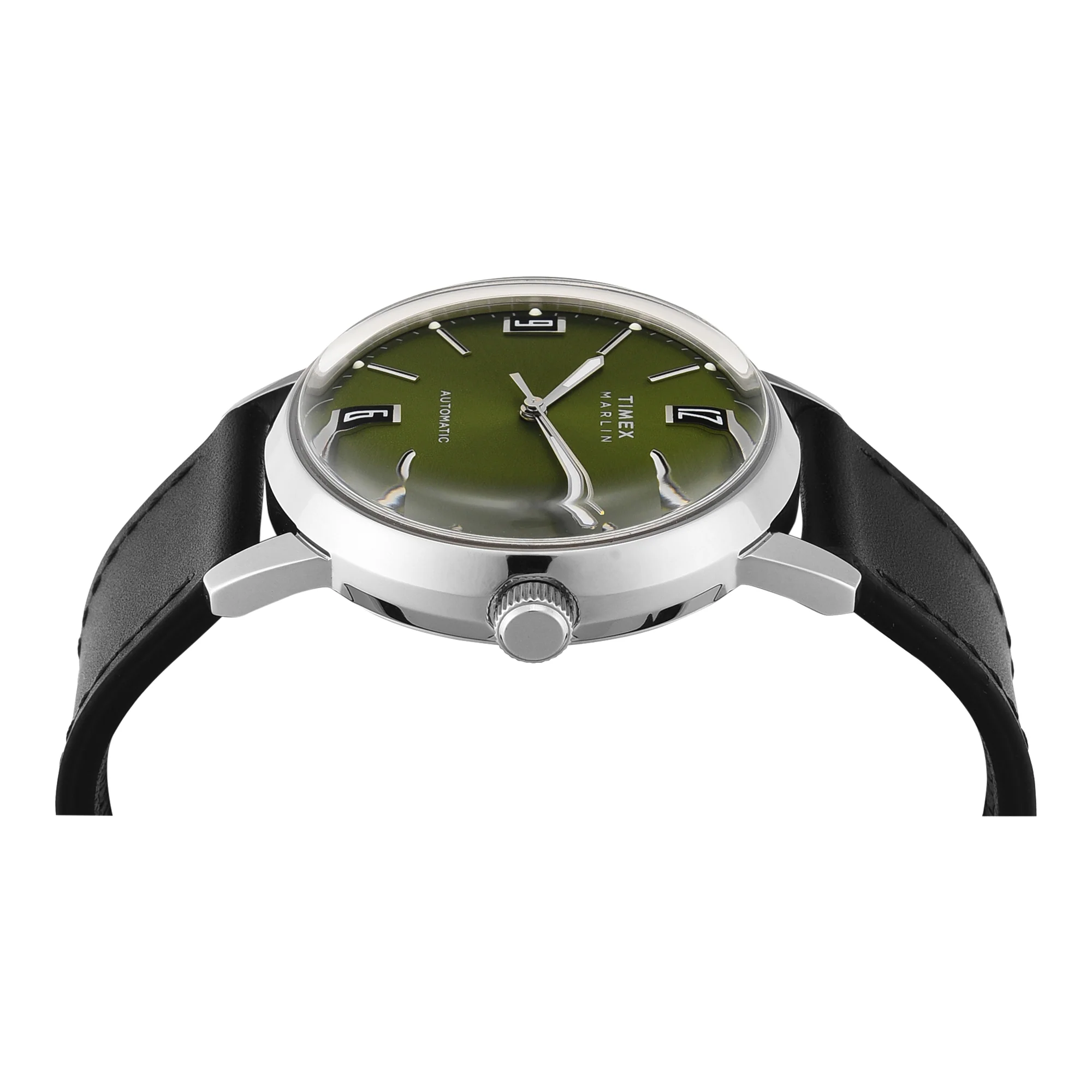 Timex Marlin Green Round Dial Mechanical Automatic Men's Watch - TWEG26700 - Image 4